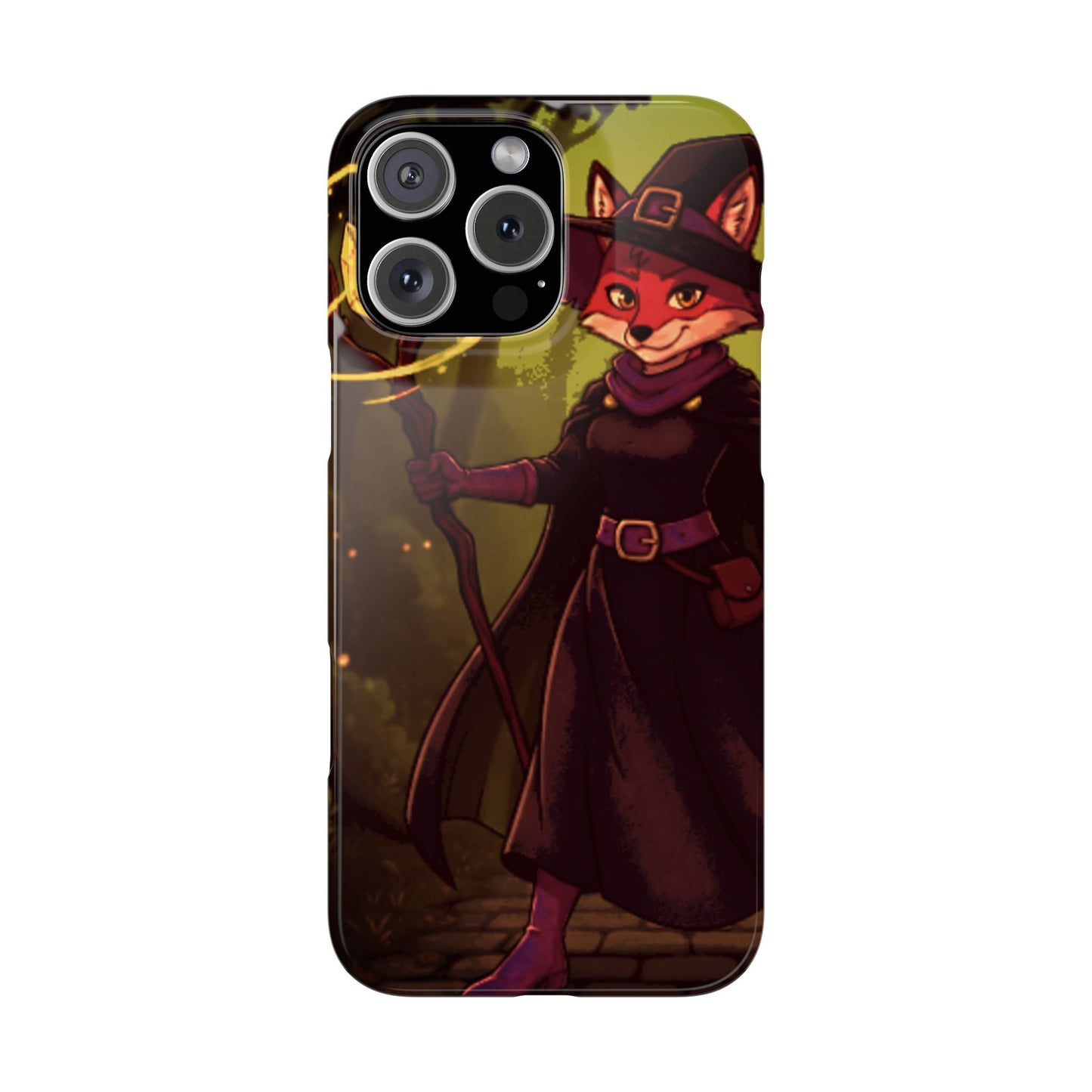 Halloween Agent Quacks Series Slim Phone Cases - Witch Vixx Design