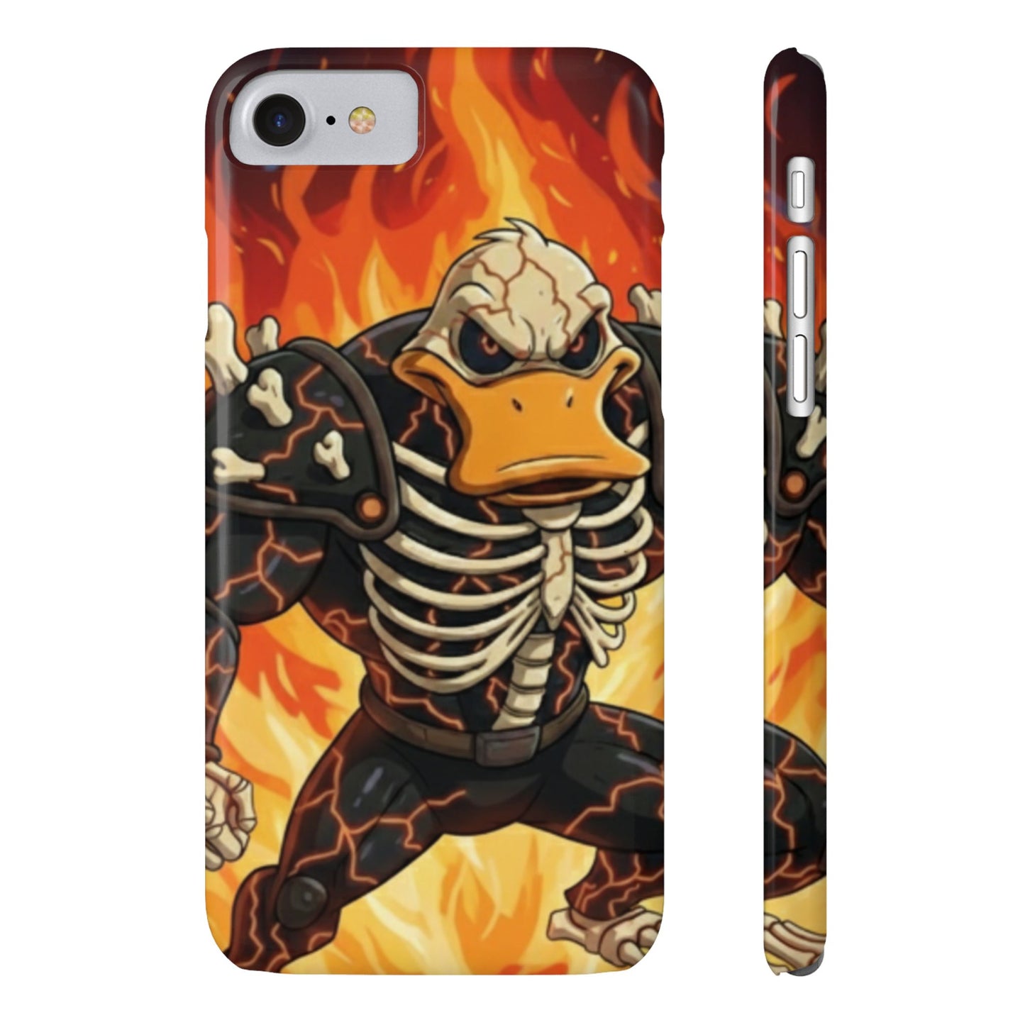 Halloween Agent Quacks Series Slim Phone Cases - Skeleton Quacks Design