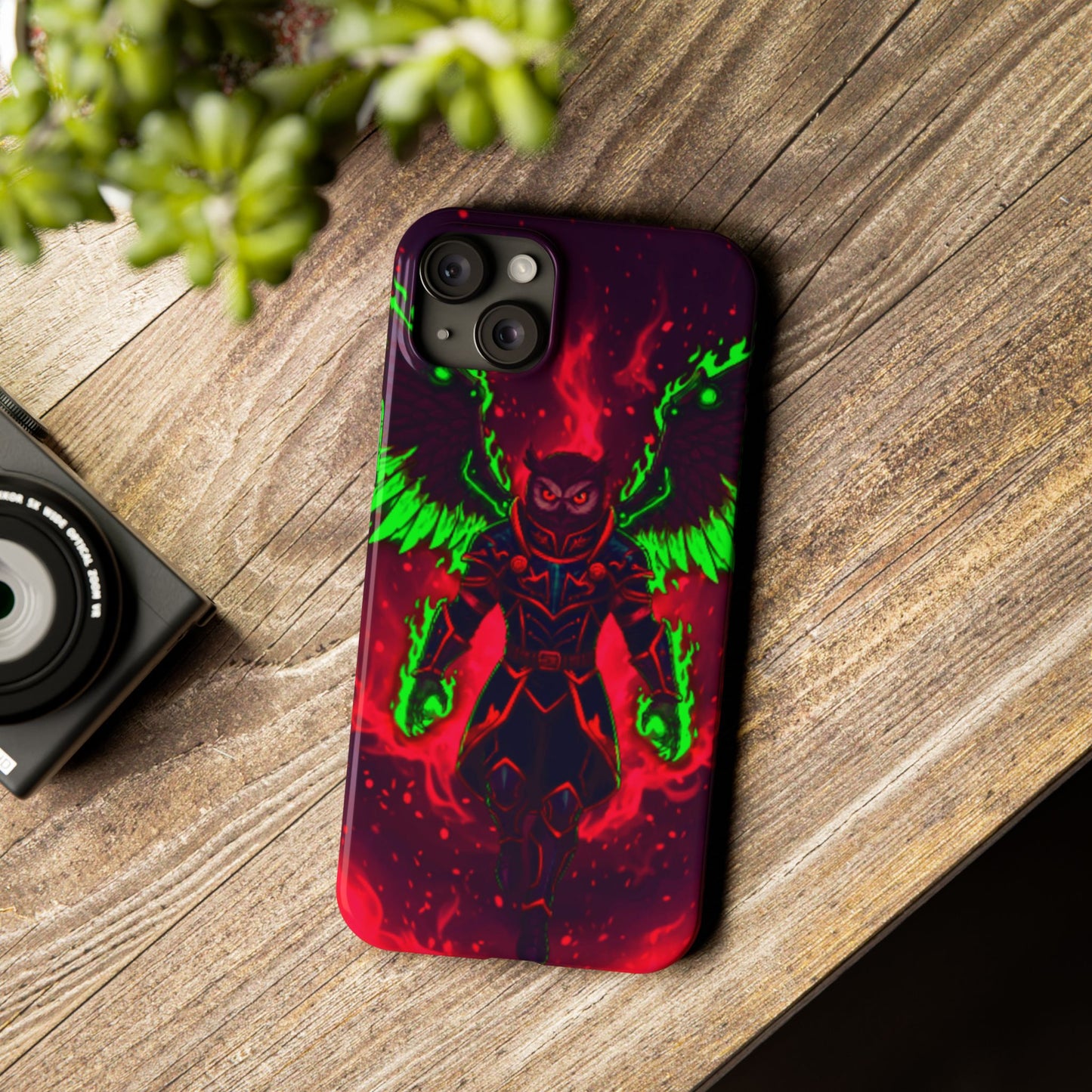 Halloween Agent Quacks Series Slim Phone Cases - Fiery General Onyx Design