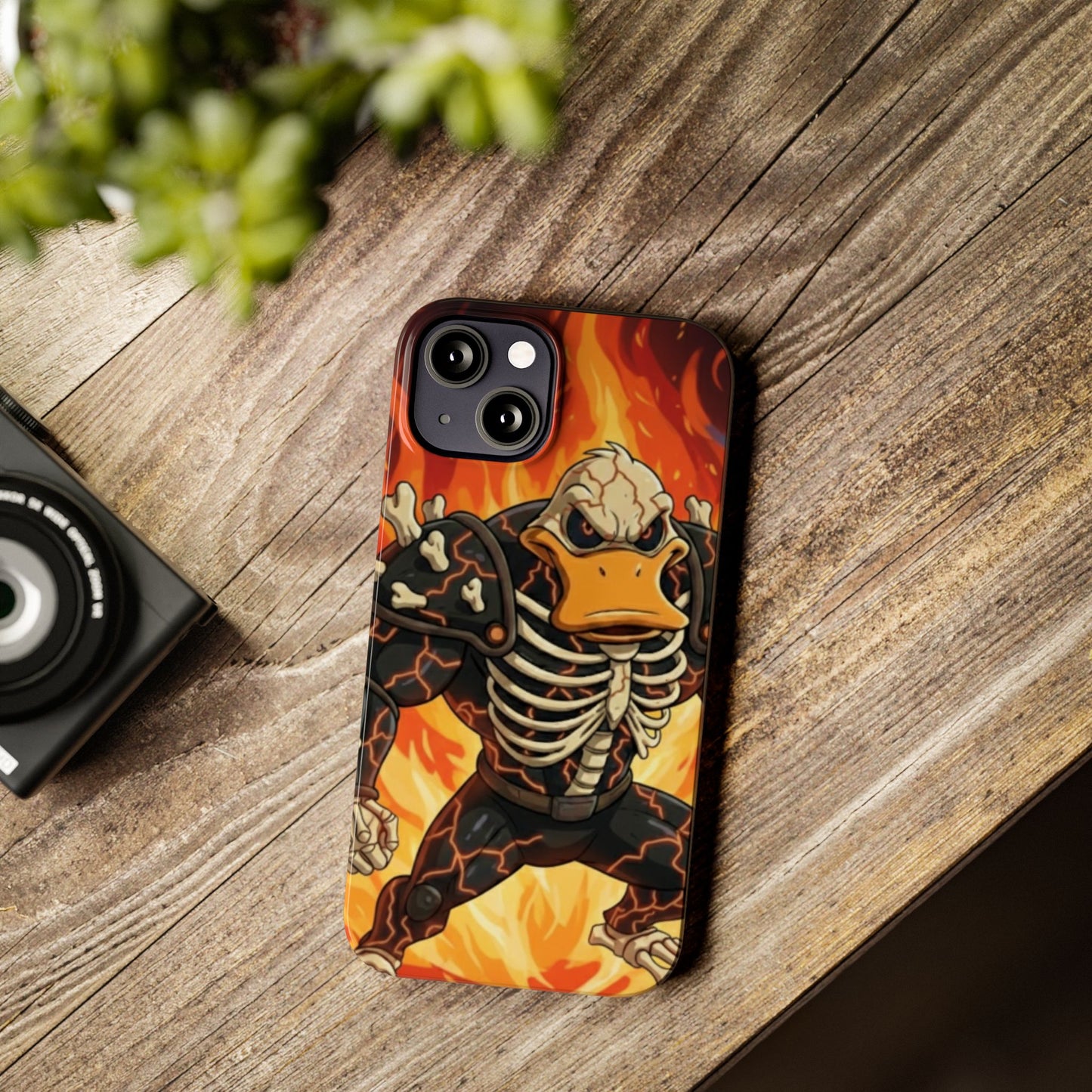 Halloween Agent Quacks Series Slim Phone Cases - Skeleton Quacks Design
