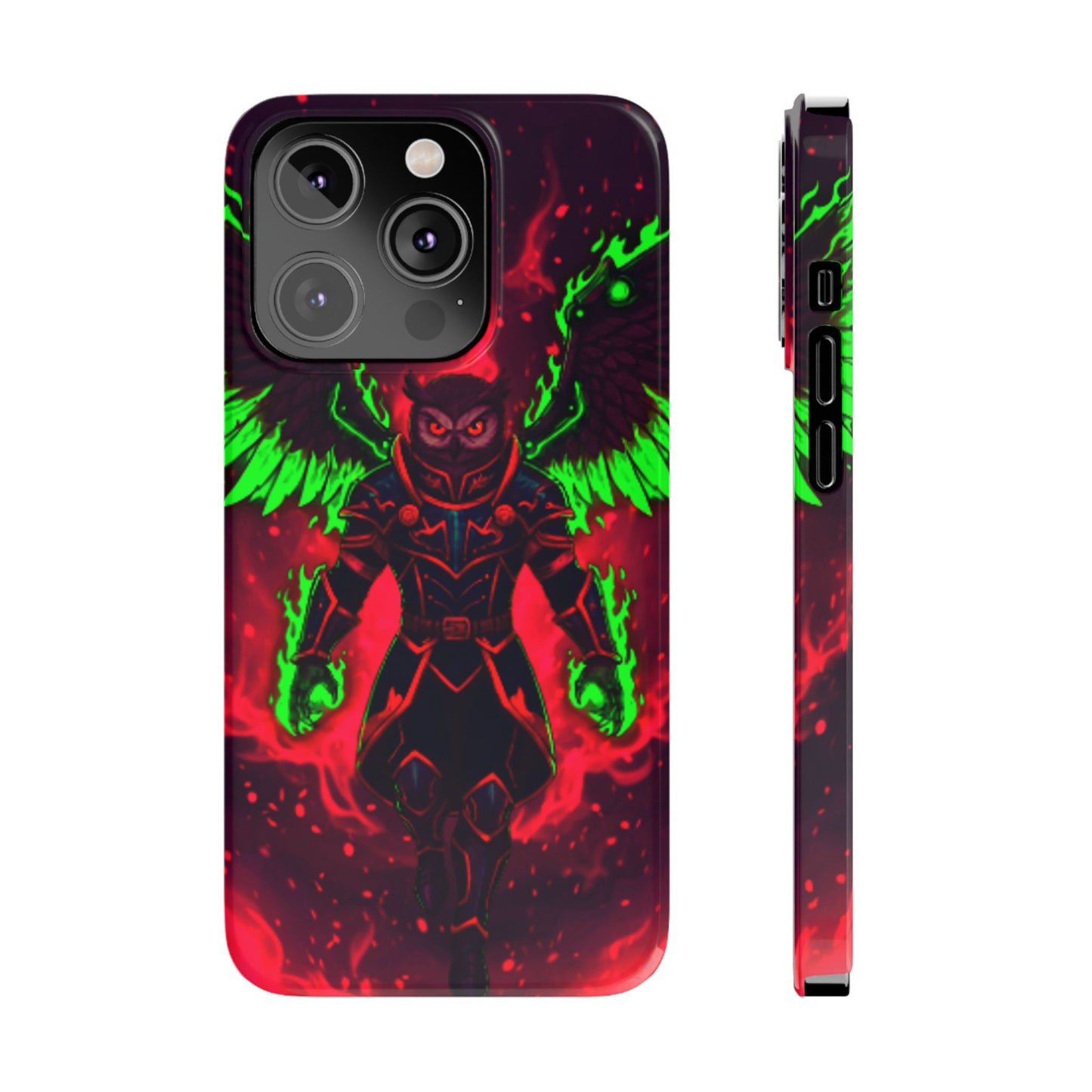 Halloween Agent Quacks Series Slim Phone Cases - Fiery General Onyx Design