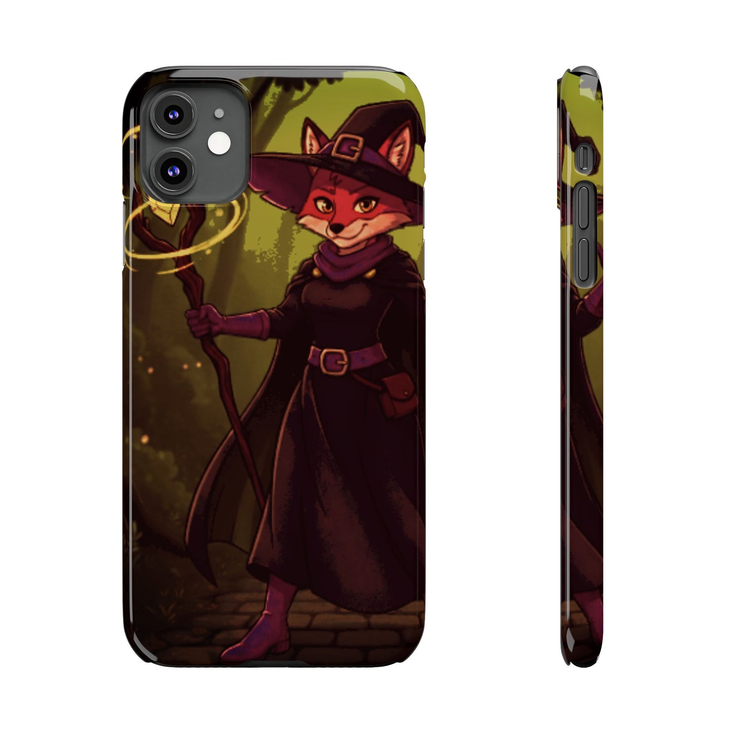 Halloween Agent Quacks Series Slim Phone Cases - Witch Vixx Design