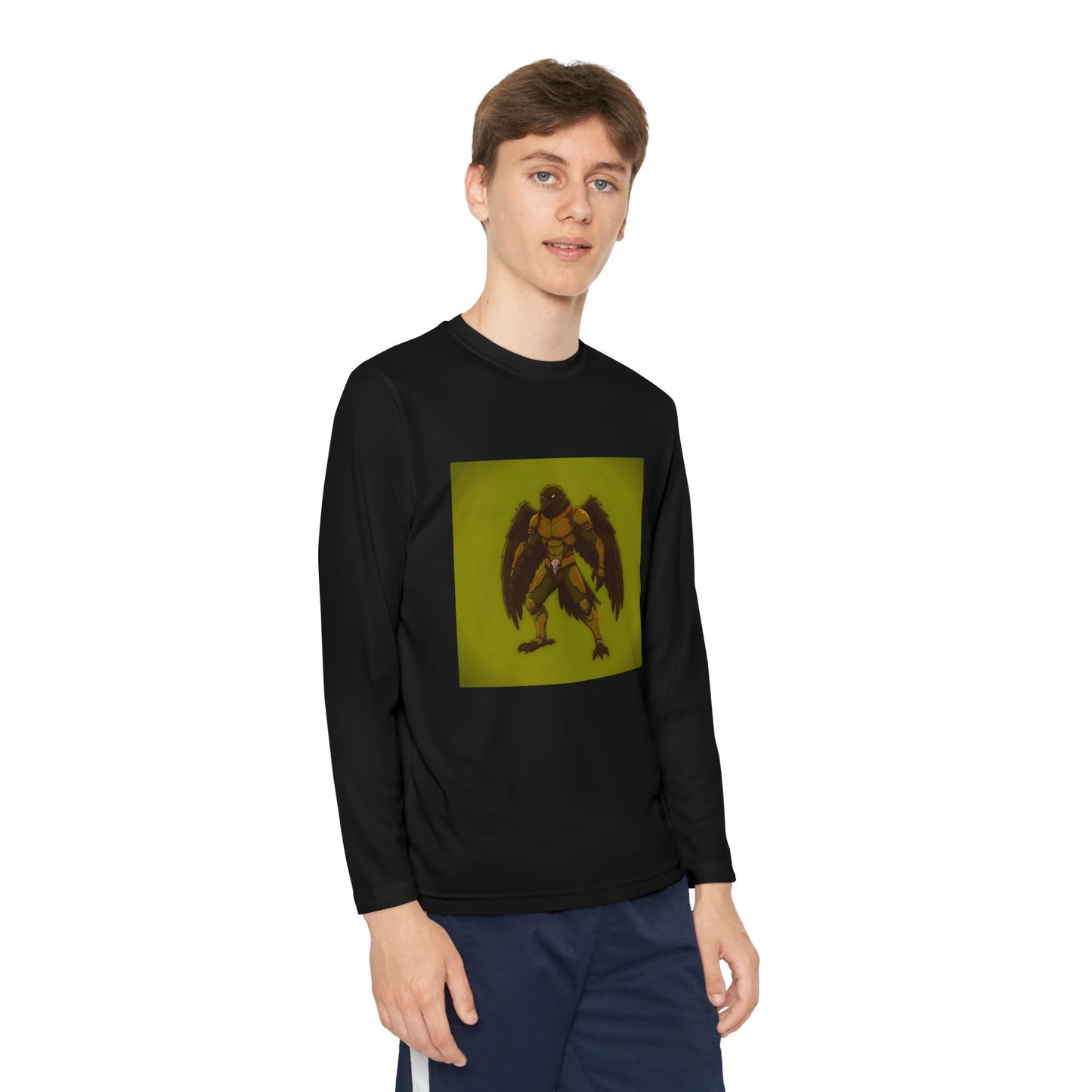 Agent Quacks Series Youth Long Sleeve Competitor Tee - Nightclaw Design