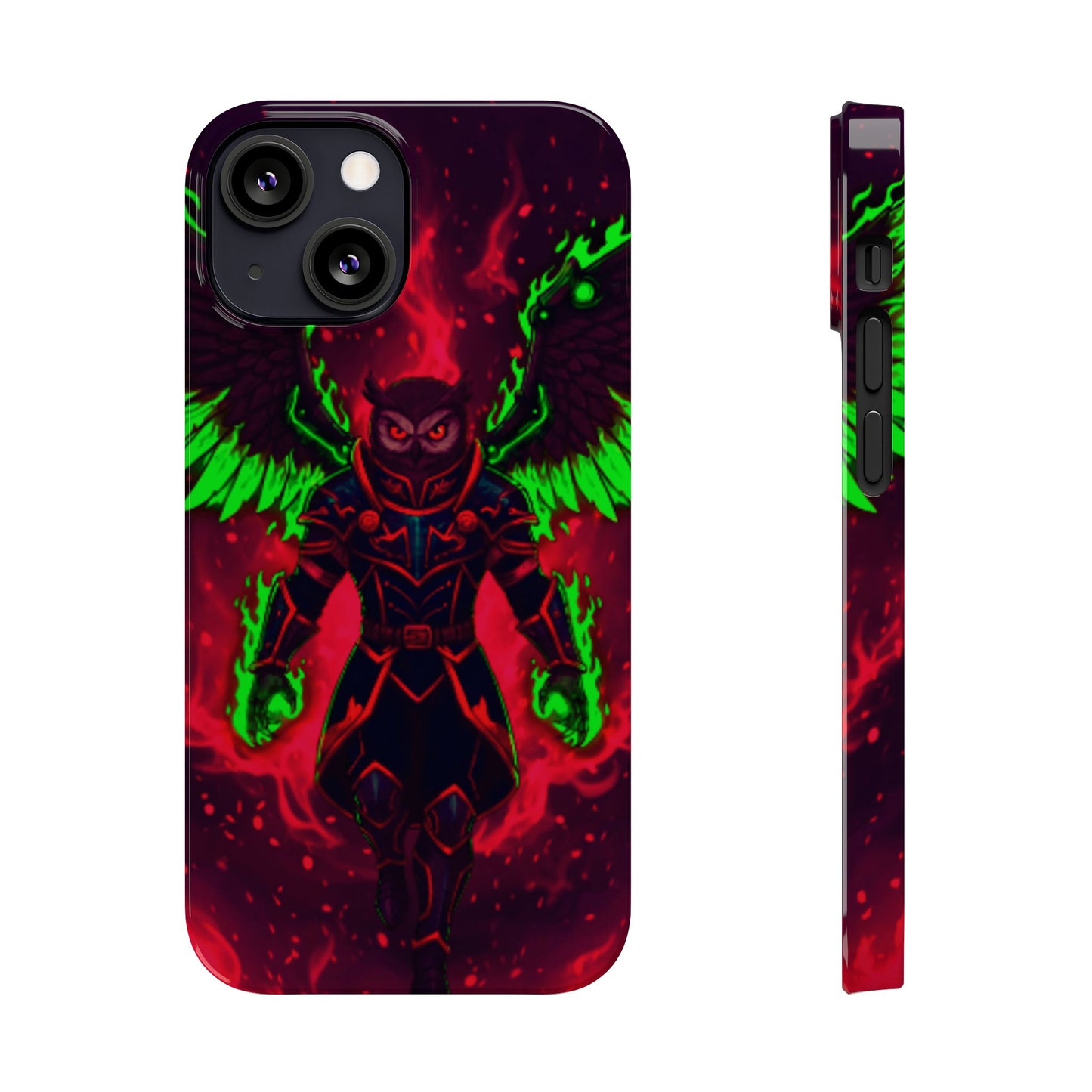 Halloween Agent Quacks Series Slim Phone Cases - Fiery General Onyx Design