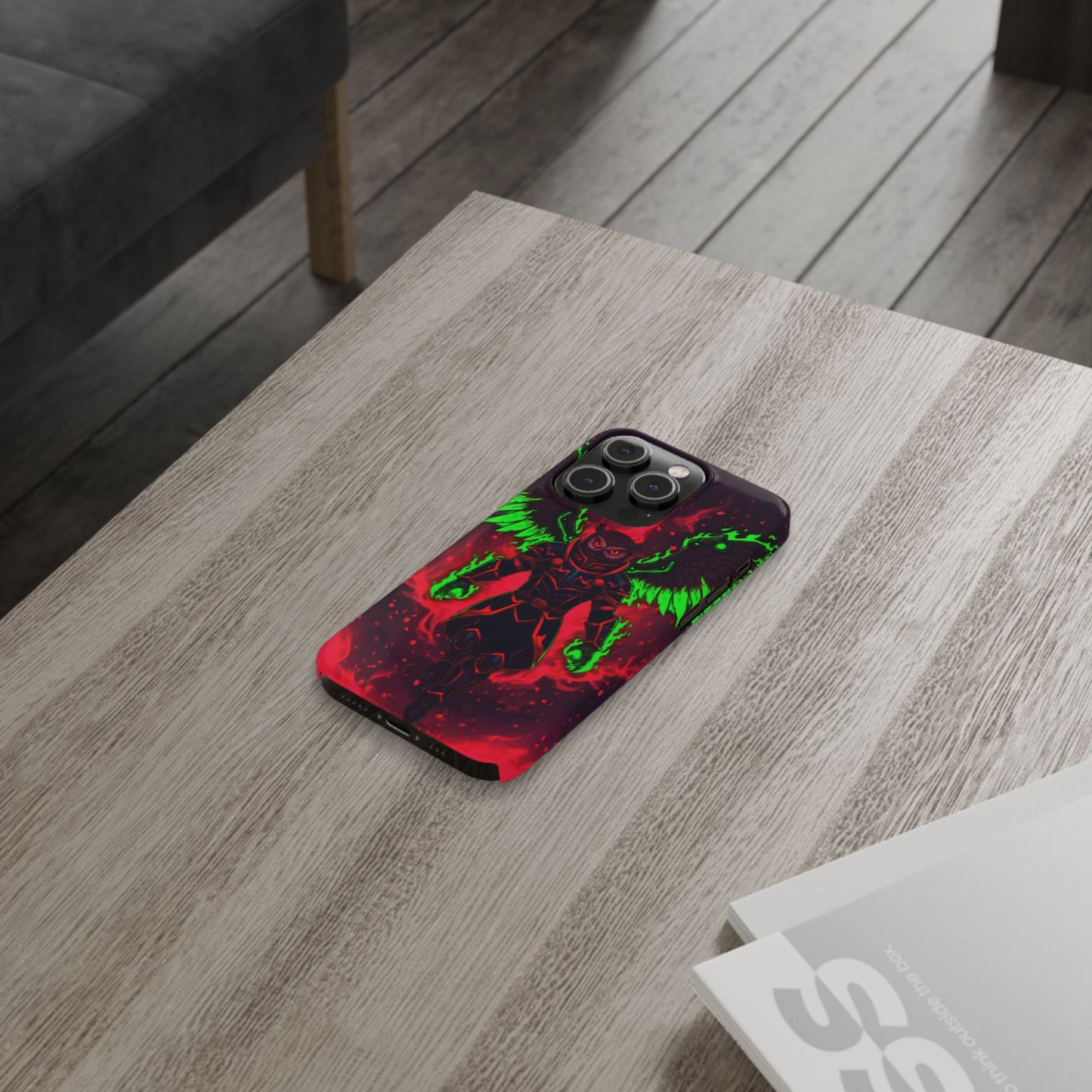 Halloween Agent Quacks Series Slim Phone Cases - Fiery General Onyx Design