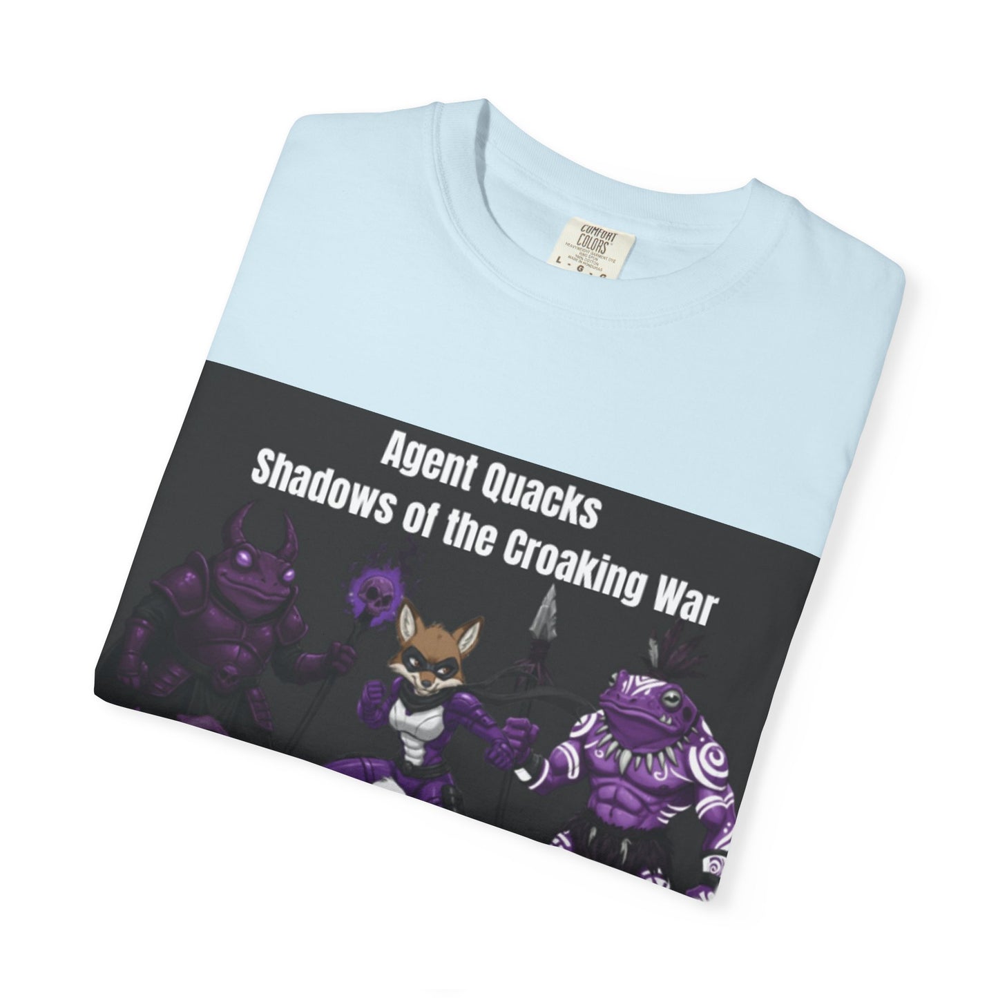 Agent Quacks – Shadows of the Croaking War | Unisex Garment-Dyed T-Shirt