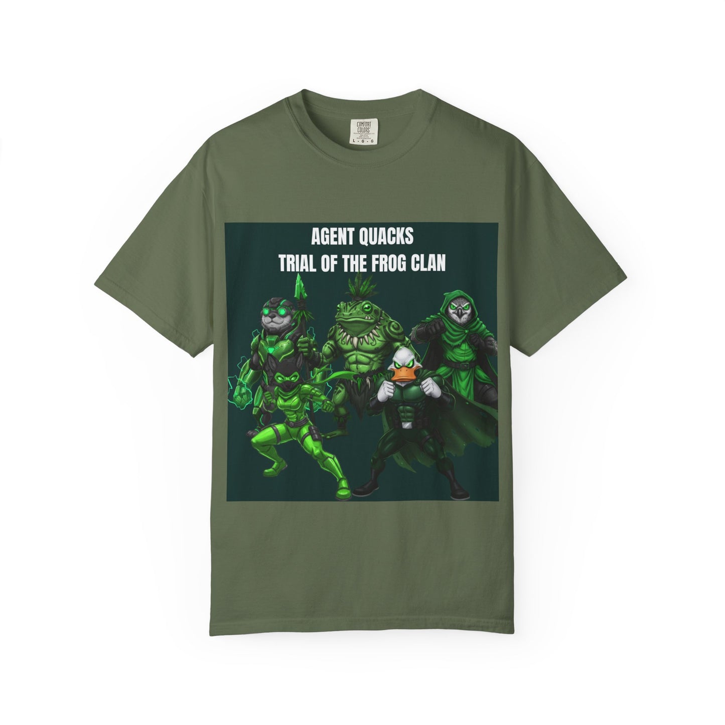 Agent Quacks – The Trial of the Frog Clan | Unisex Garment-Dyed T-Shirt