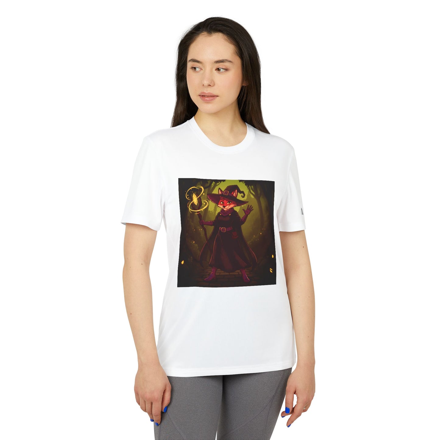 Limited Edition "Witch Vixx" Halloween adidas Unisex Sport T-Shirt