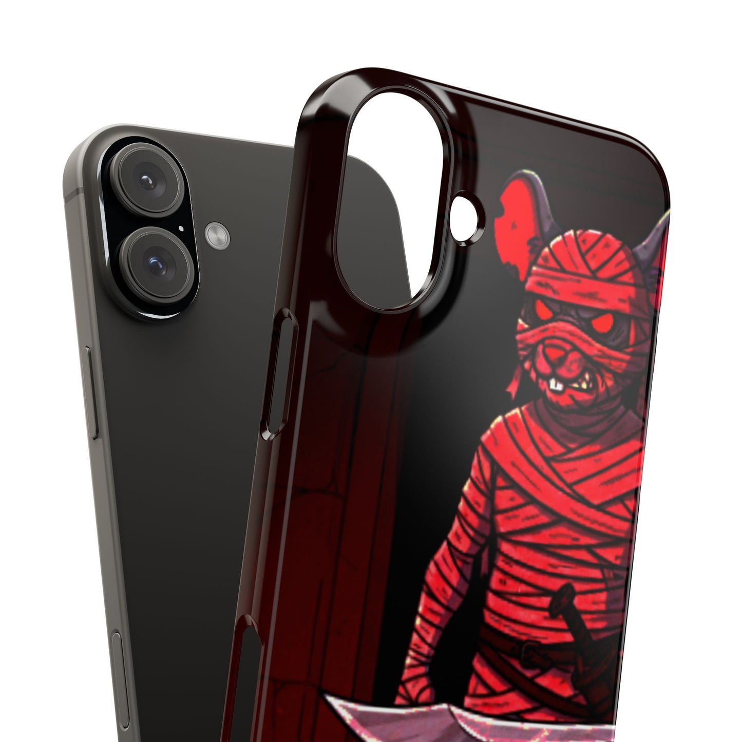 Halloween Agent Quacks Series Slim Phone Cases - Mummy Dr Murn Design