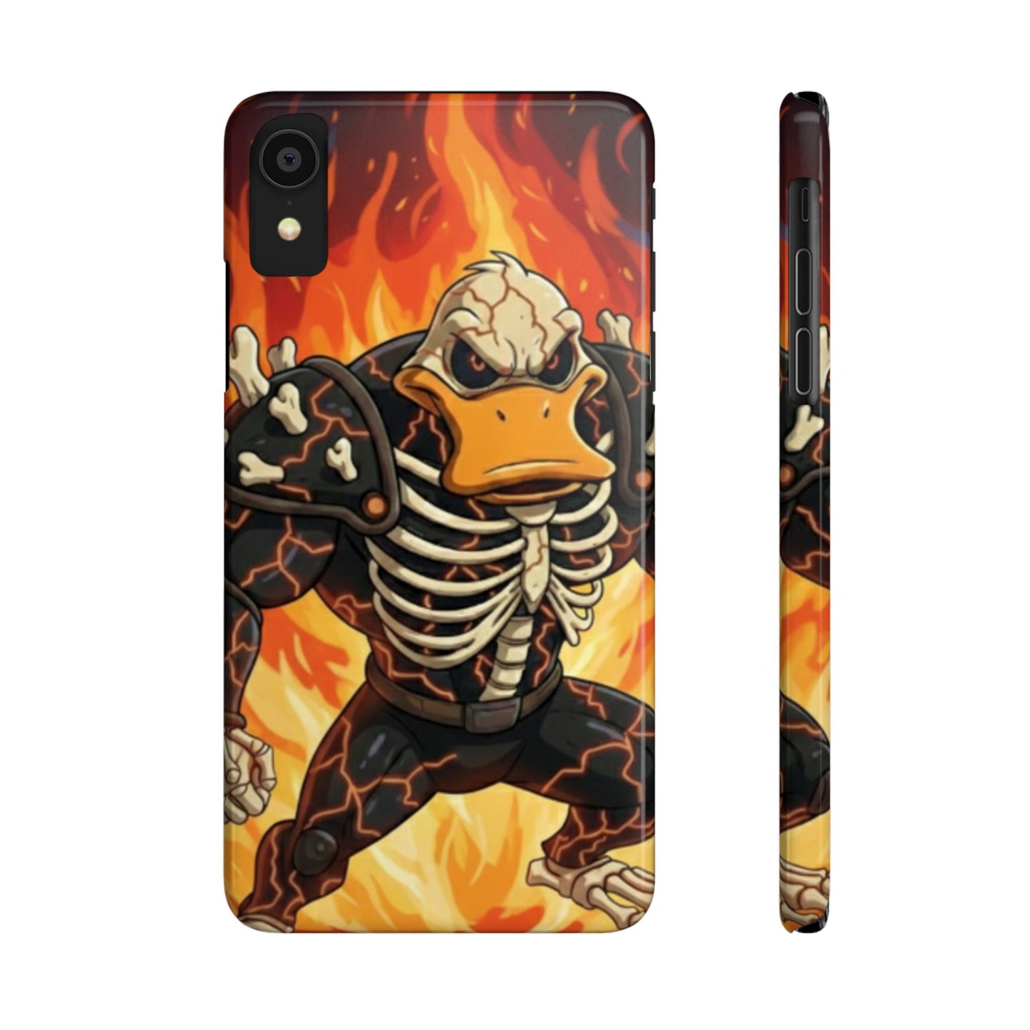 Halloween Agent Quacks Series Slim Phone Cases - Skeleton Quacks Design