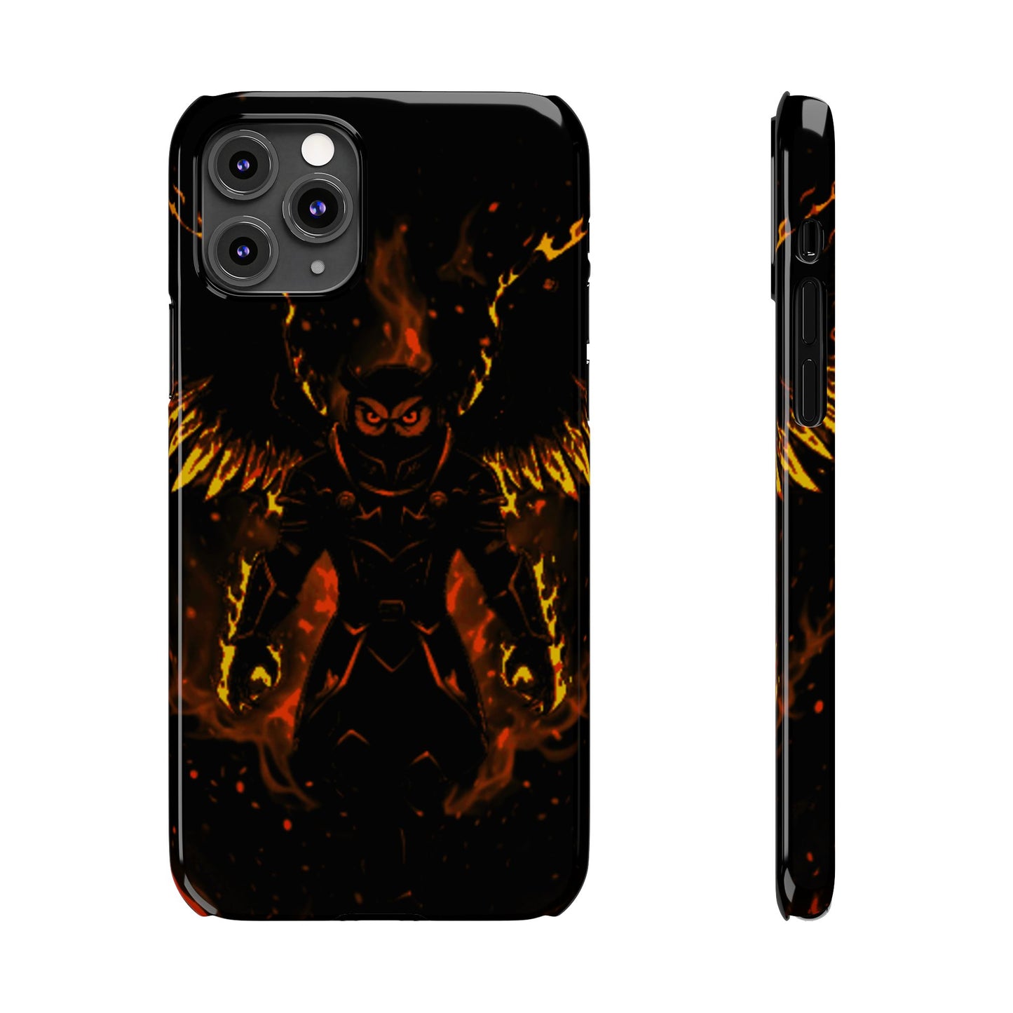 Halloween Agent Quacks Series Slim Phone Cases - Fiery General Onyx Design