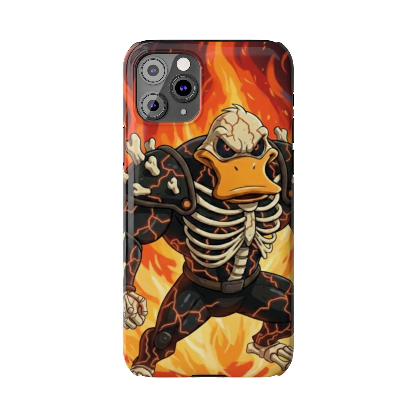 Halloween Agent Quacks Series Slim Phone Cases - Skeleton Quacks Design