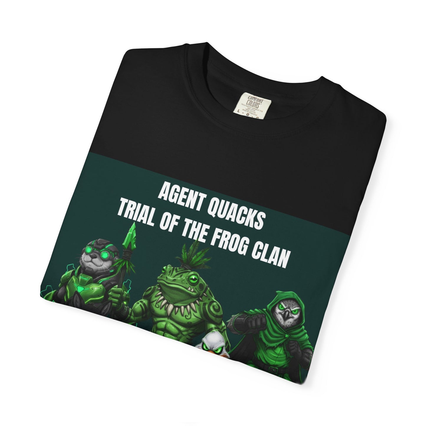 Agent Quacks – The Trial of the Frog Clan | Unisex Garment-Dyed T-Shirt