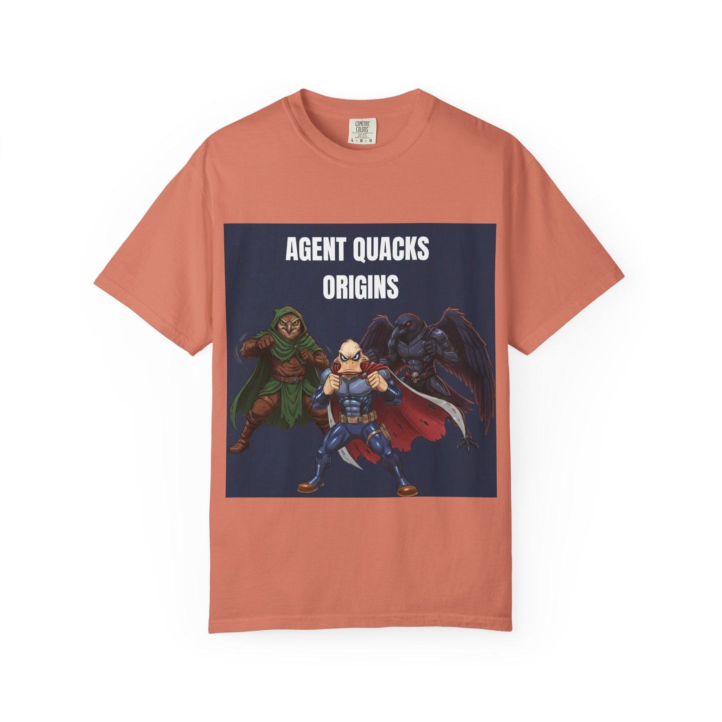 Agent Quacks – Origins | Unisex Garment-Dyed T-Shirt