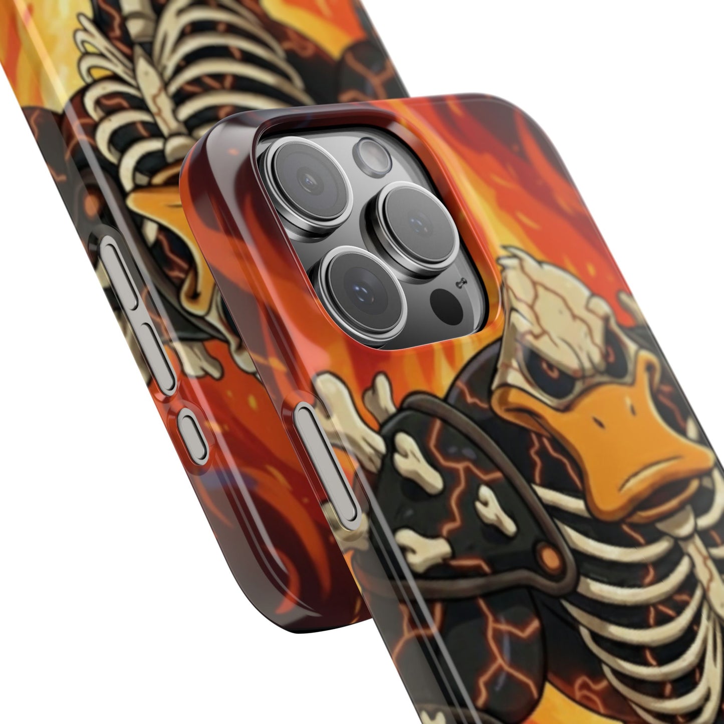 Halloween Agent Quacks Series Slim Phone Cases - Skeleton Quacks Design