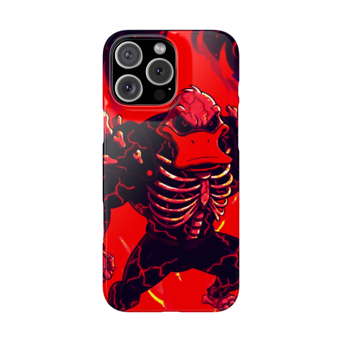 Halloween Agent Quacks Series Slim Phone Cases - Skeleton Quacks Design