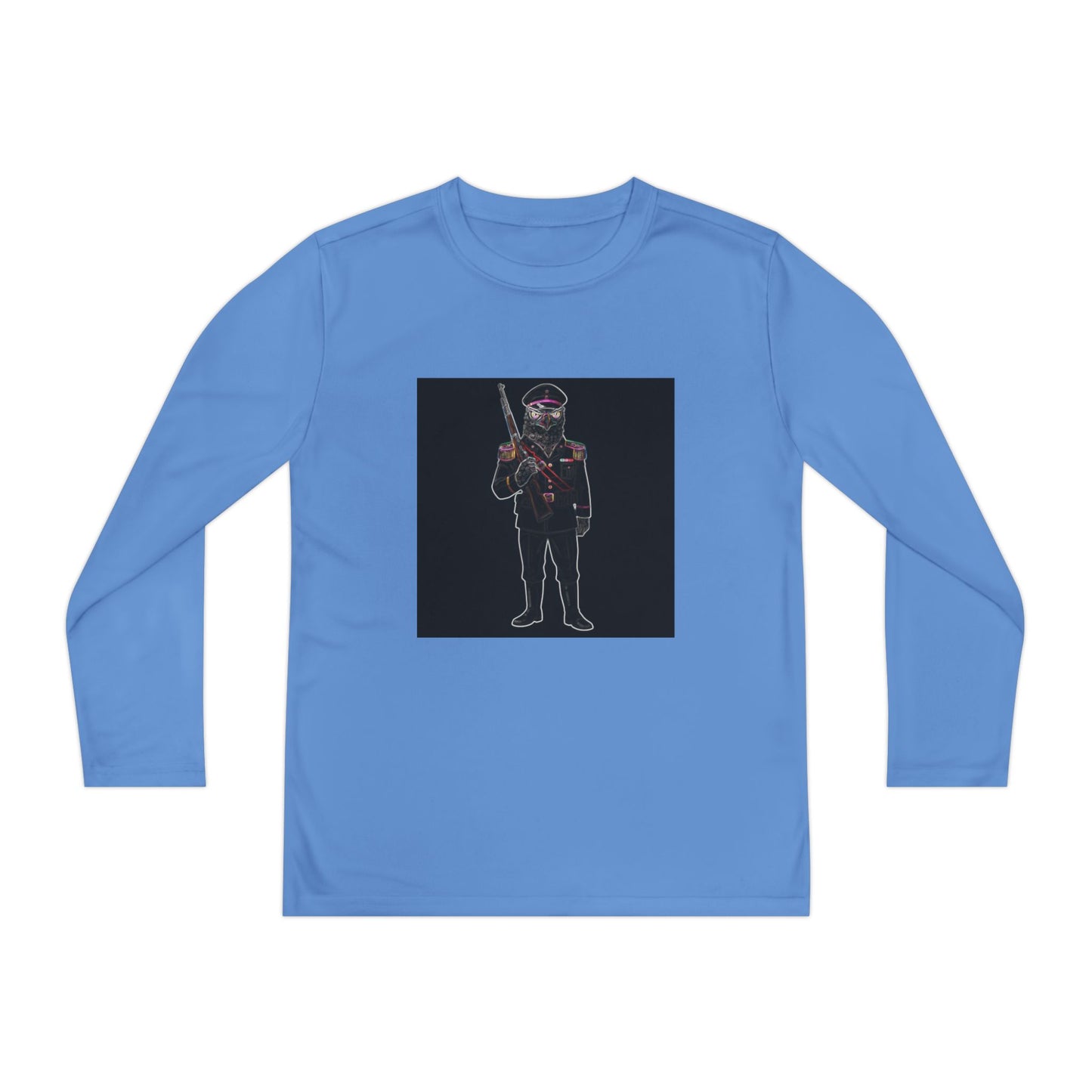 Agent Quacks Series Youth Long Sleeve Competitor Tee - General Talon Design