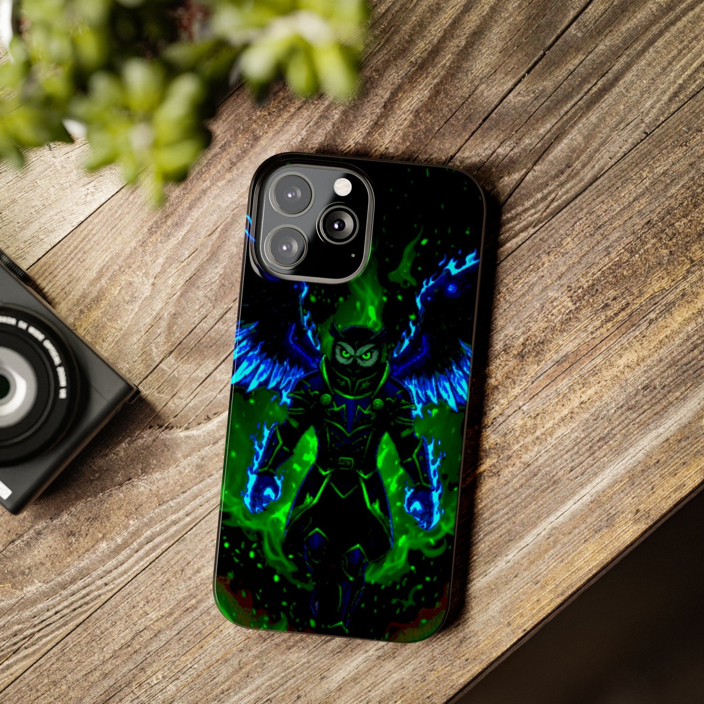 Halloween Agent Quacks Series Slim Phone Cases - Fiery General Onyx Design