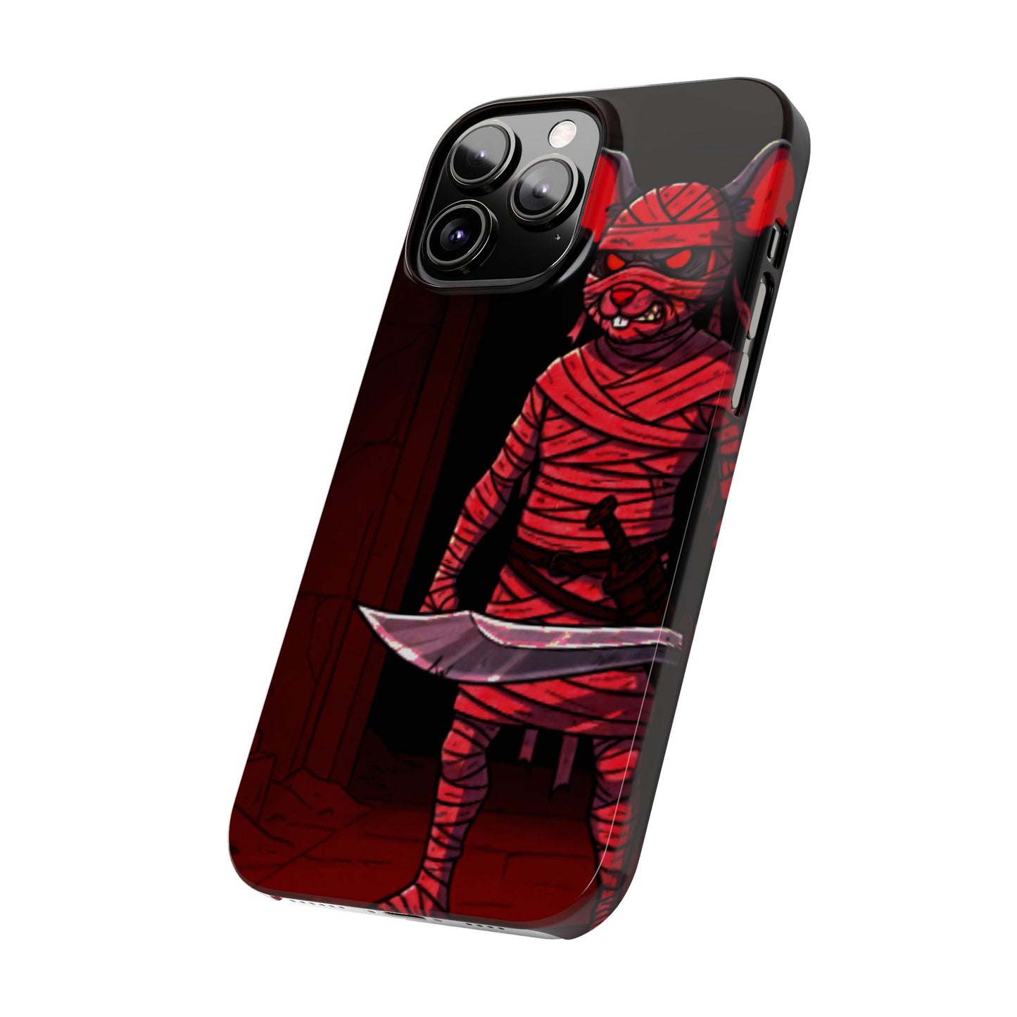 Halloween Agent Quacks Series Slim Phone Cases - Mummy Dr Murn Design