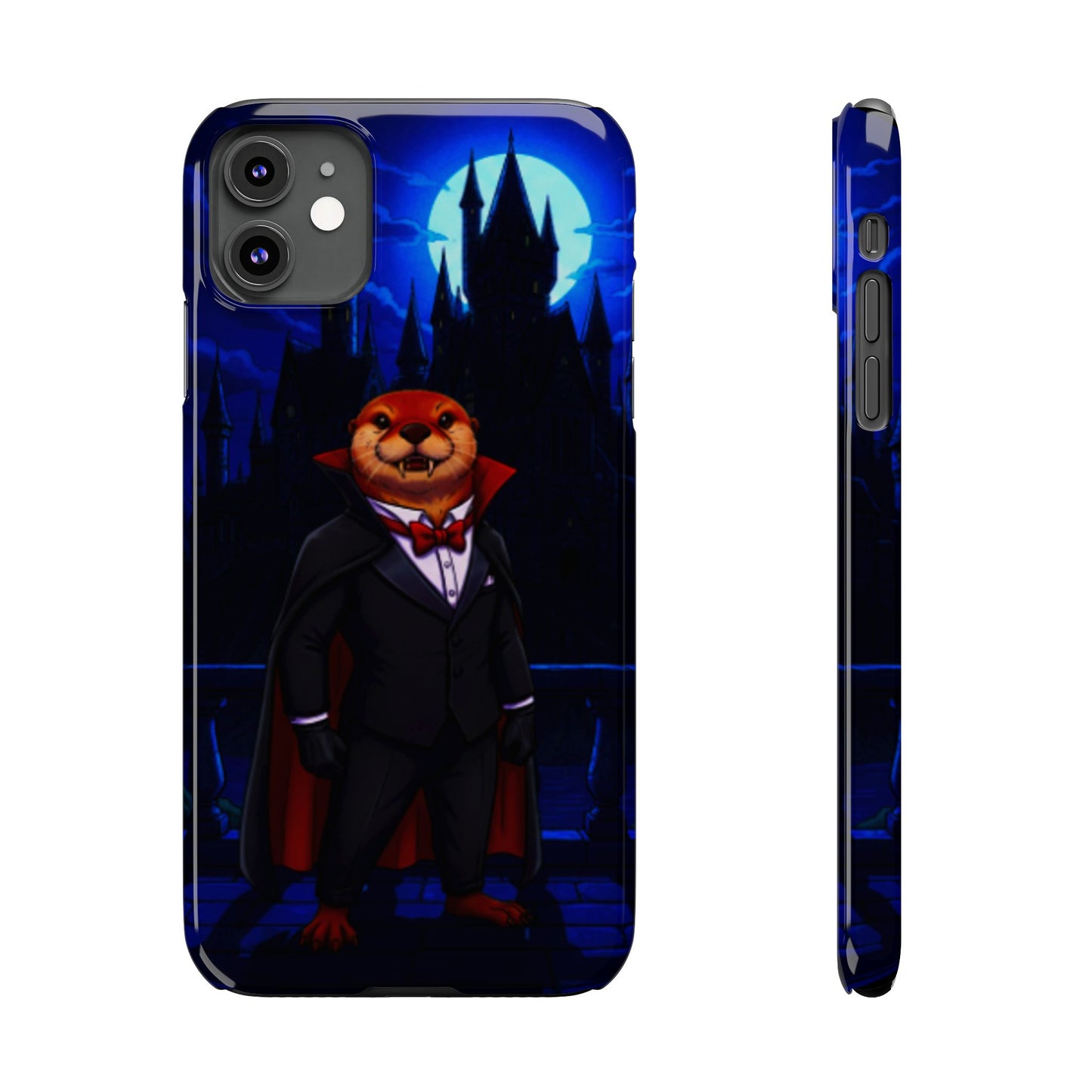Halloween Agent Quacks Series Slim Phone Cases - Vampire Gearshift Design