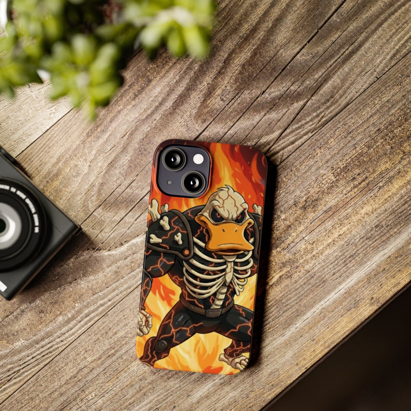 Halloween Agent Quacks Series Slim Phone Cases - Skeleton Quacks Design