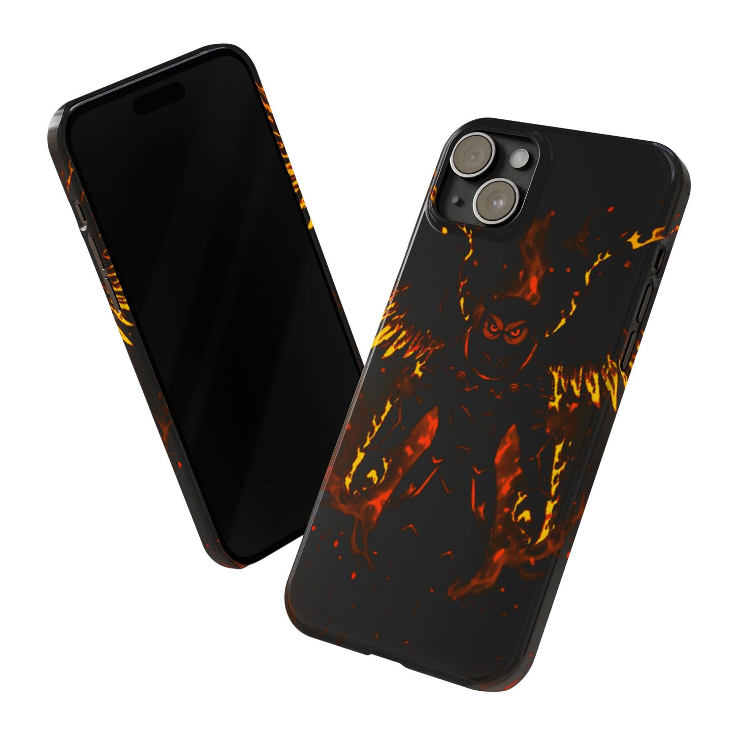 Halloween Agent Quacks Series Slim Phone Cases - Fiery General Onyx Design