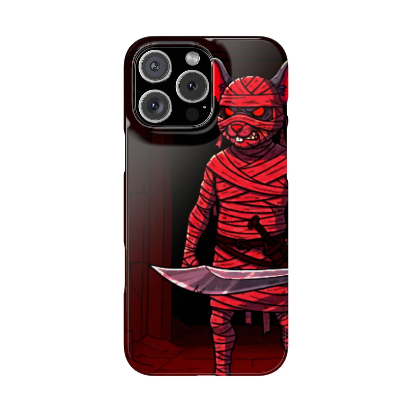 Halloween Agent Quacks Series Slim Phone Cases - Mummy Dr Murn Design