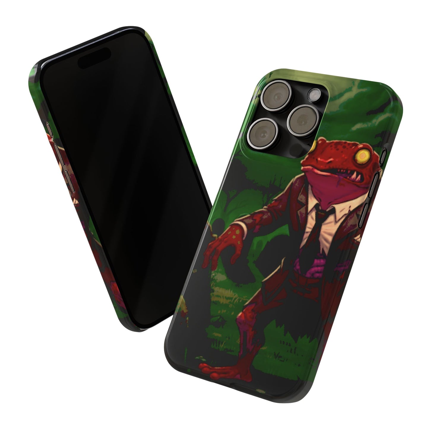 Halloween Agent Quacks Series Slim Phone Cases - Zombie Goro Design