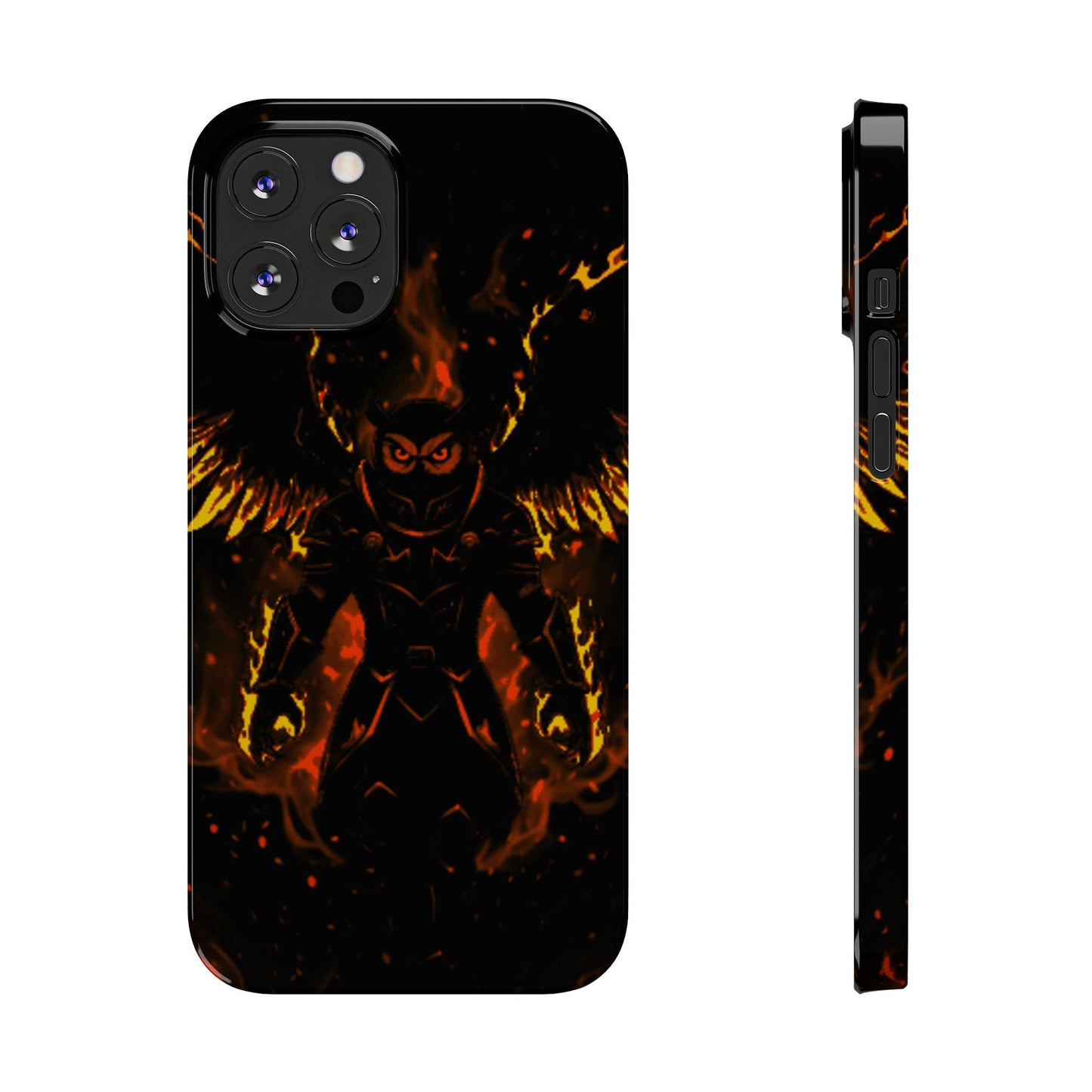 Halloween Agent Quacks Series Slim Phone Cases - Fiery General Onyx Design
