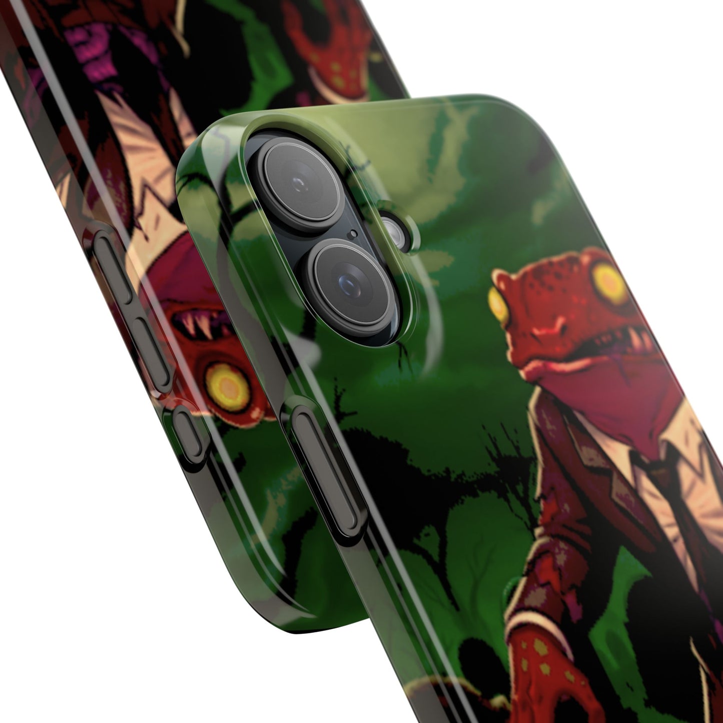 Halloween Agent Quacks Series Slim Phone Cases - Zombie Goro Design