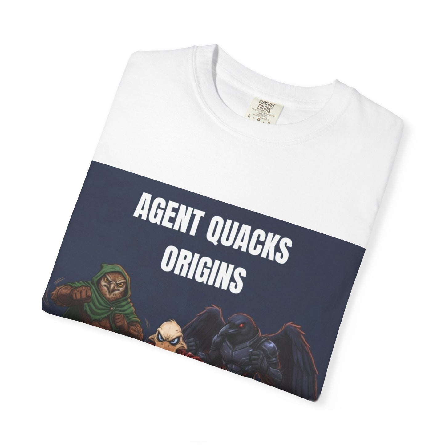 Agent Quacks – Origins | Unisex Garment-Dyed T-Shirt