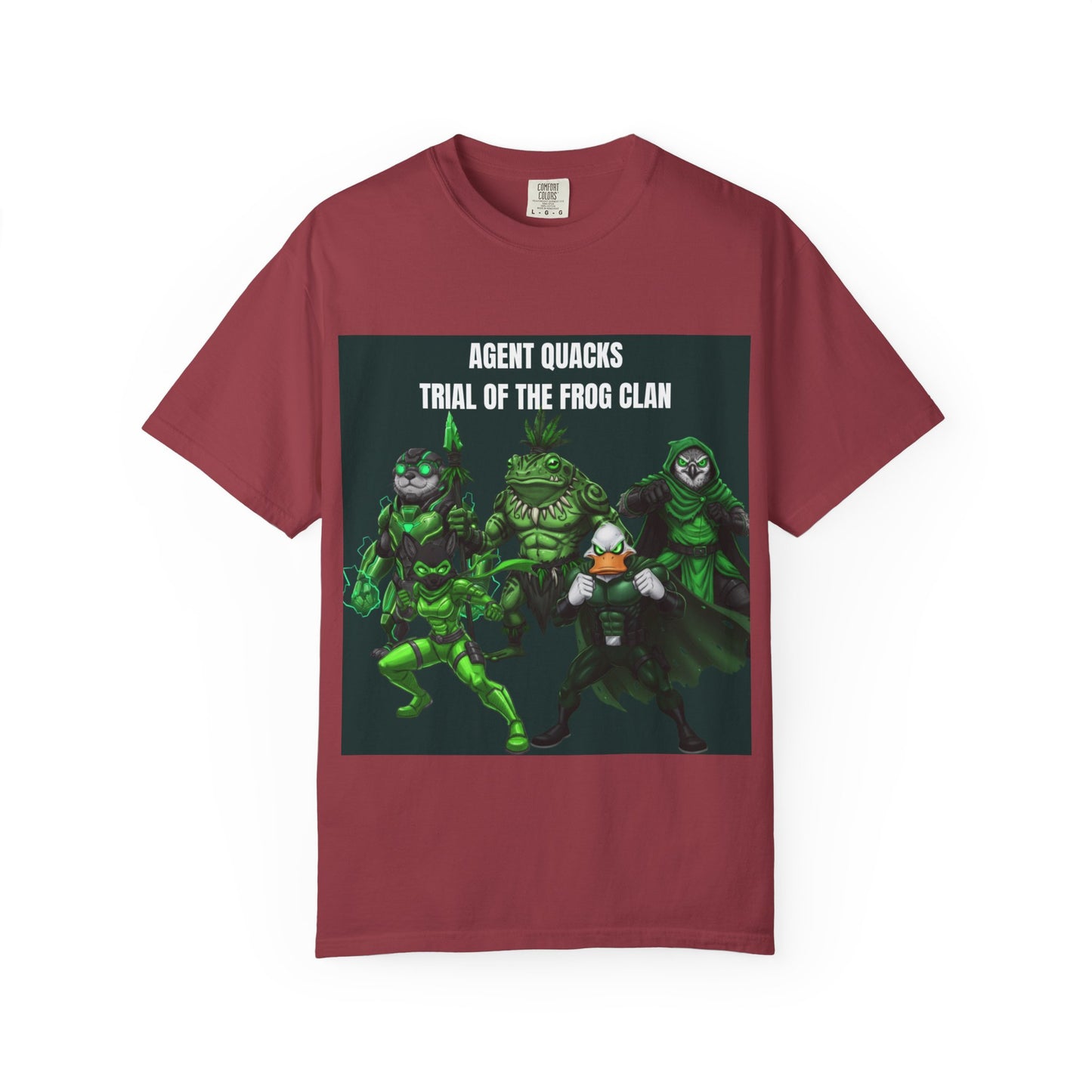 Agent Quacks – The Trial of the Frog Clan | Unisex Garment-Dyed T-Shirt