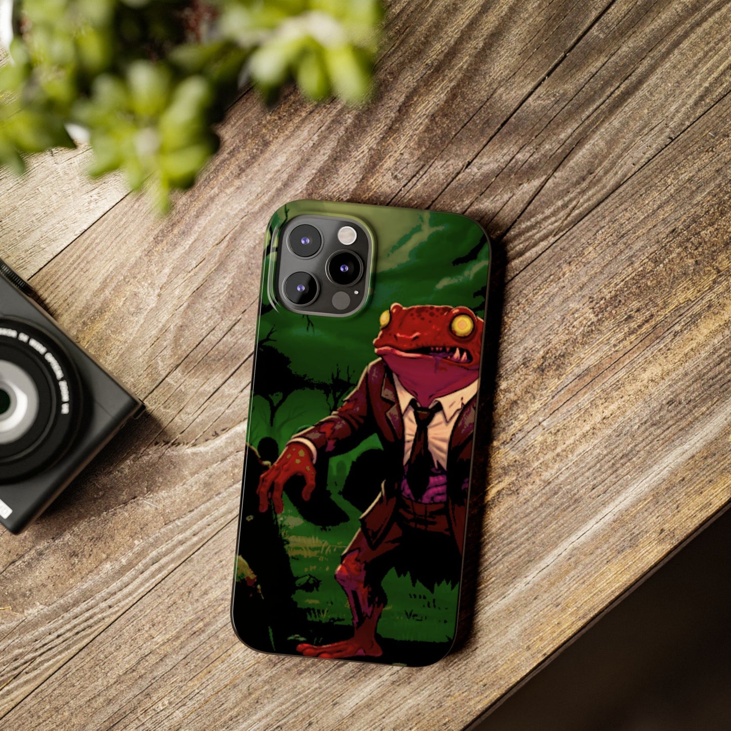 Halloween Agent Quacks Series Slim Phone Cases - Zombie Goro Design