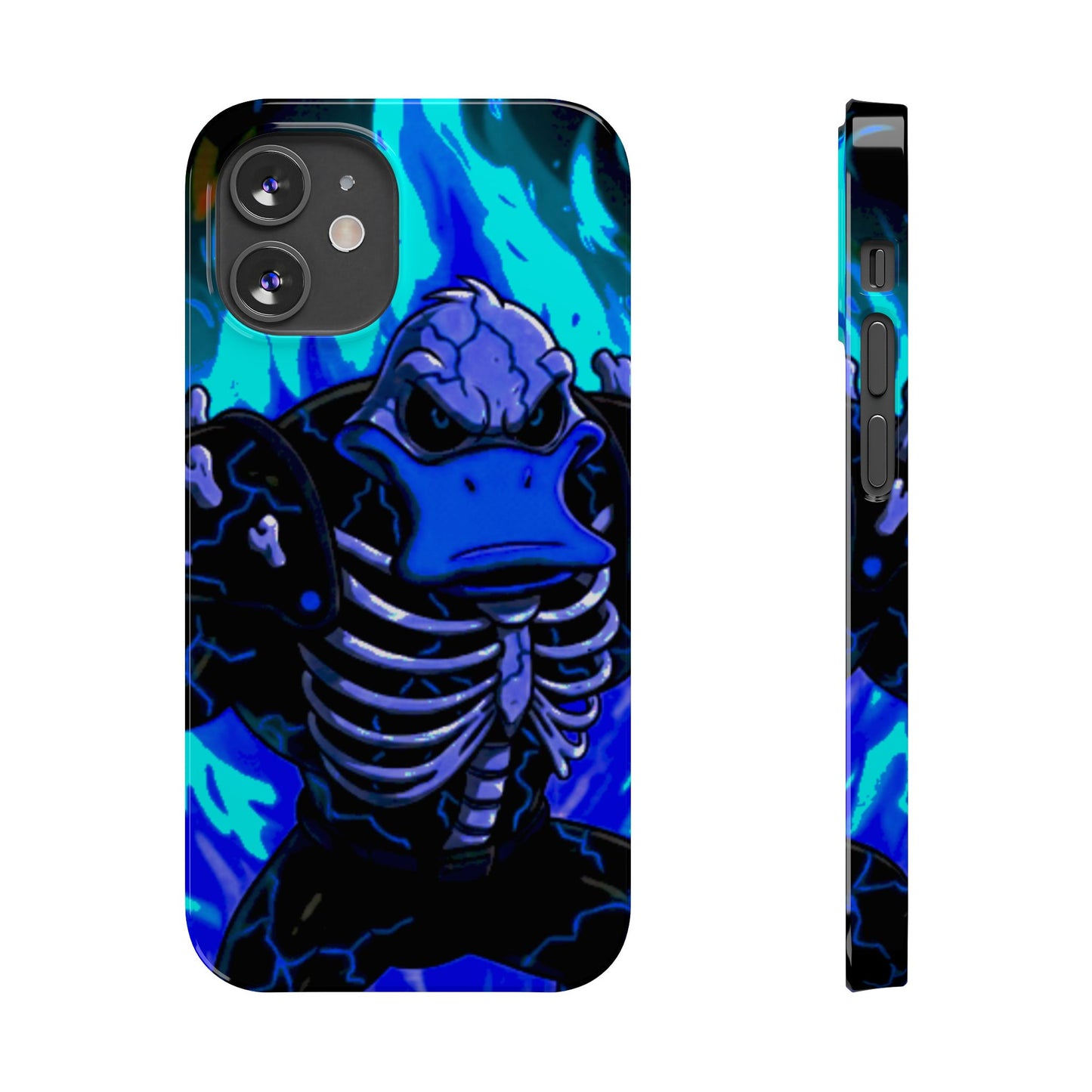 Halloween Agent Quacks Series Slim Phone Cases - Skeleton Quacks Design