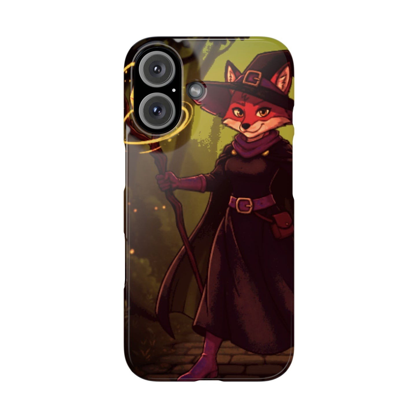 Halloween Agent Quacks Series Slim Phone Cases - Witch Vixx Design