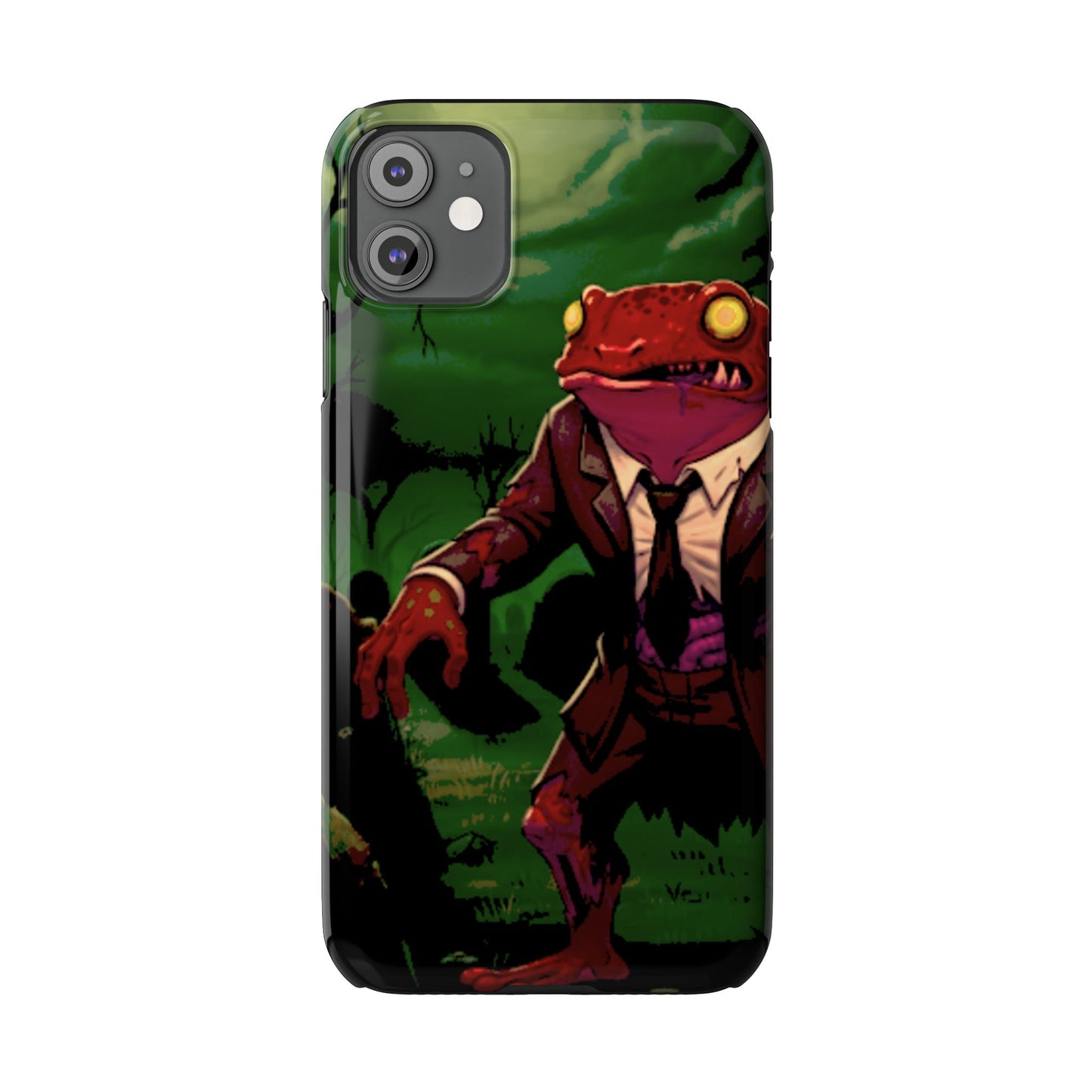 Halloween Agent Quacks Series Slim Phone Cases - Zombie Goro Design