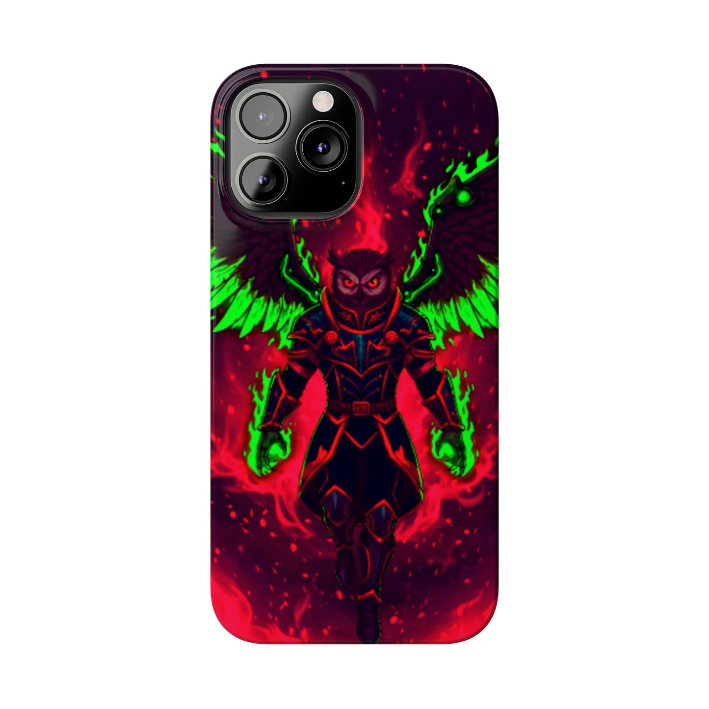 Halloween Agent Quacks Series Slim Phone Cases - Fiery General Onyx Design