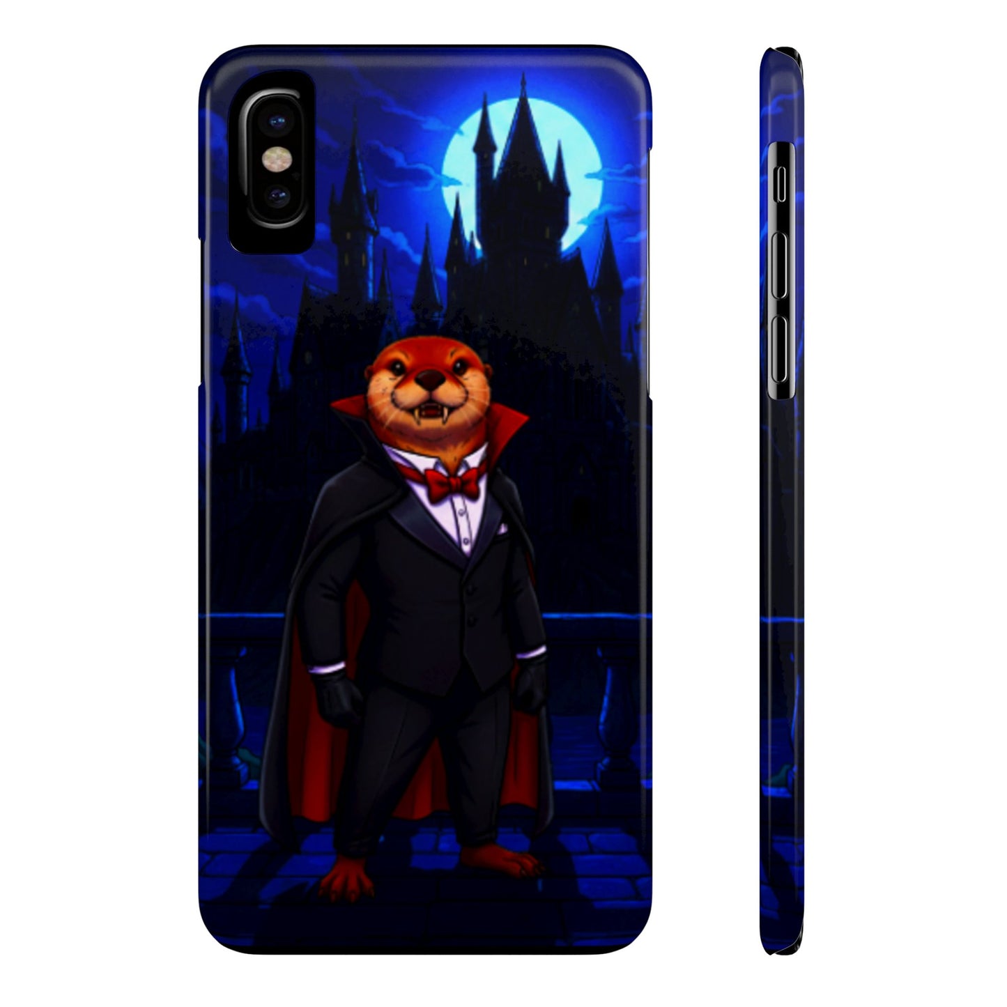 Halloween Agent Quacks Series Slim Phone Cases - Vampire Gearshift Design