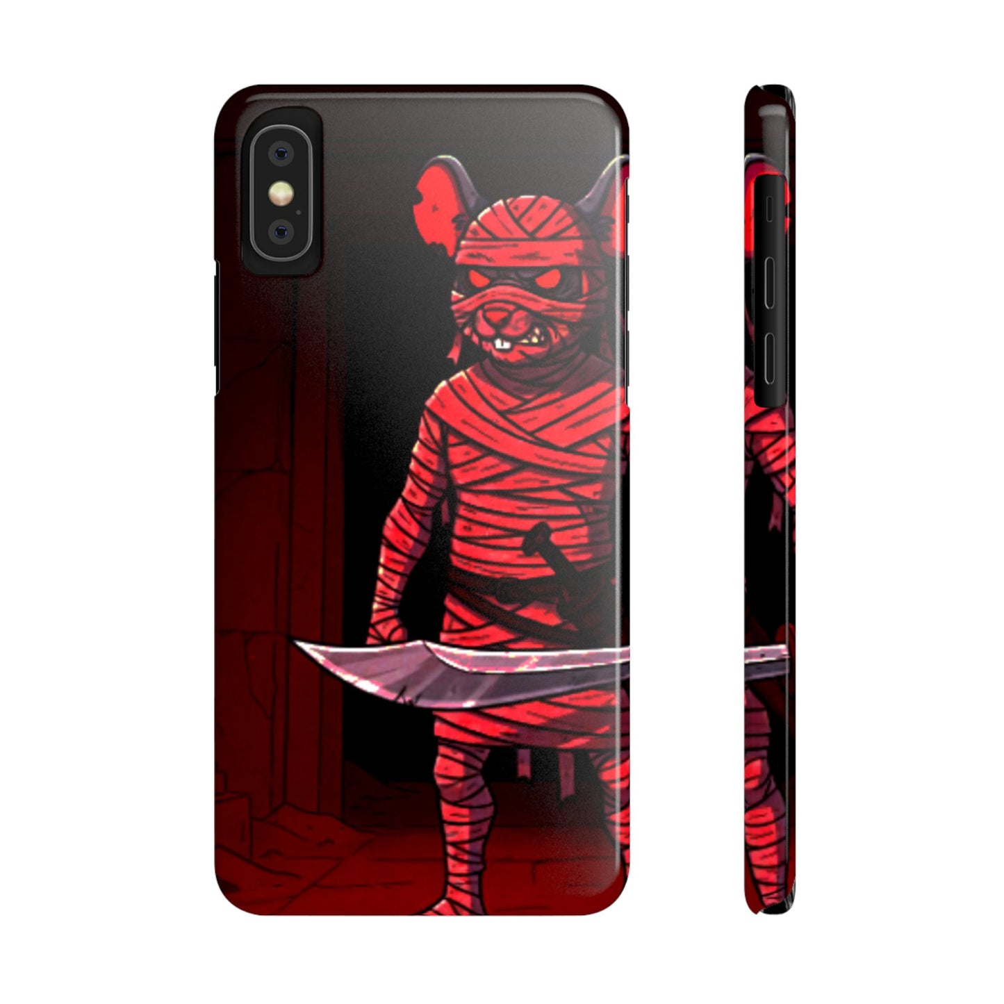 Halloween Agent Quacks Series Slim Phone Cases - Mummy Dr Murn Design