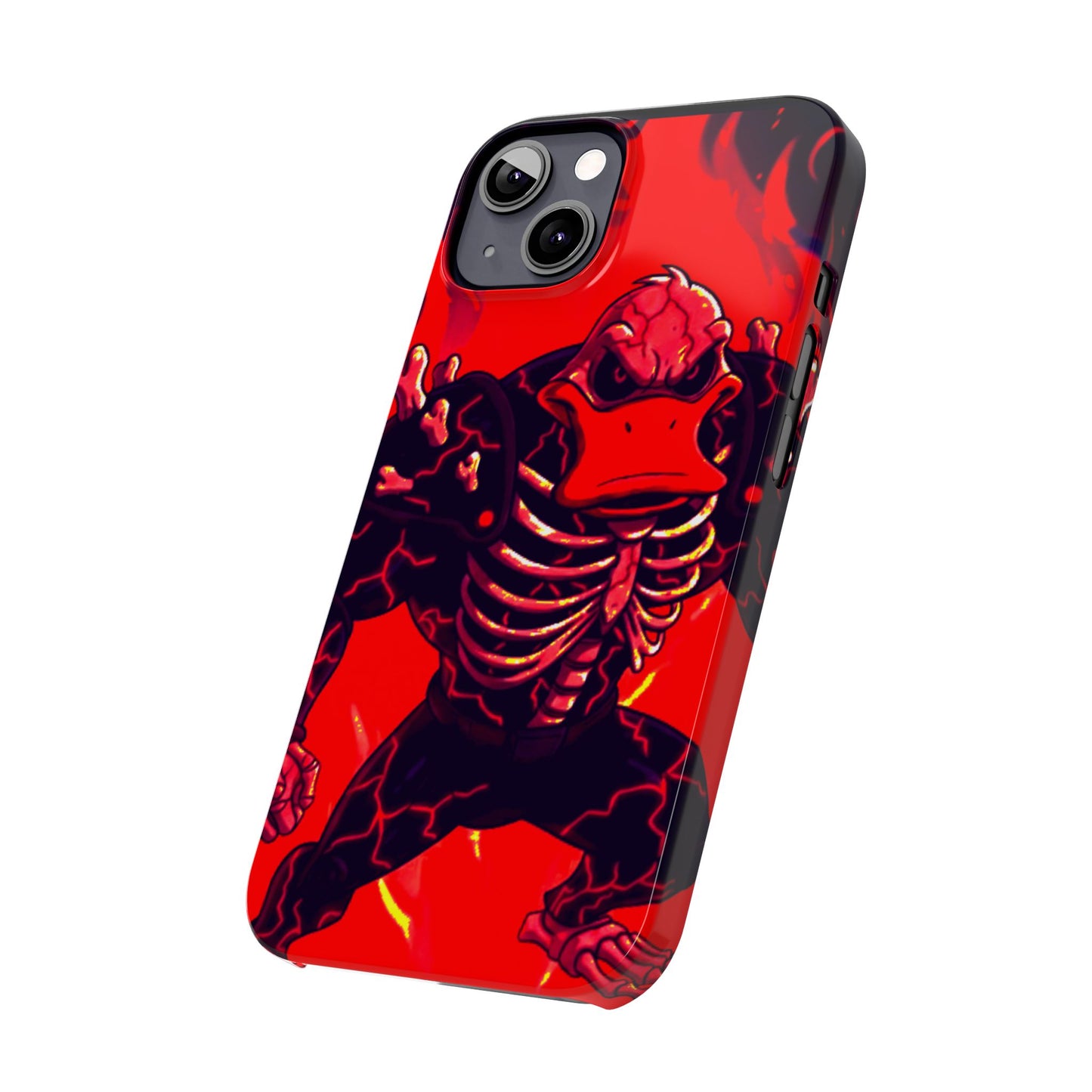 Halloween Agent Quacks Series Slim Phone Cases - Skeleton Quacks Design