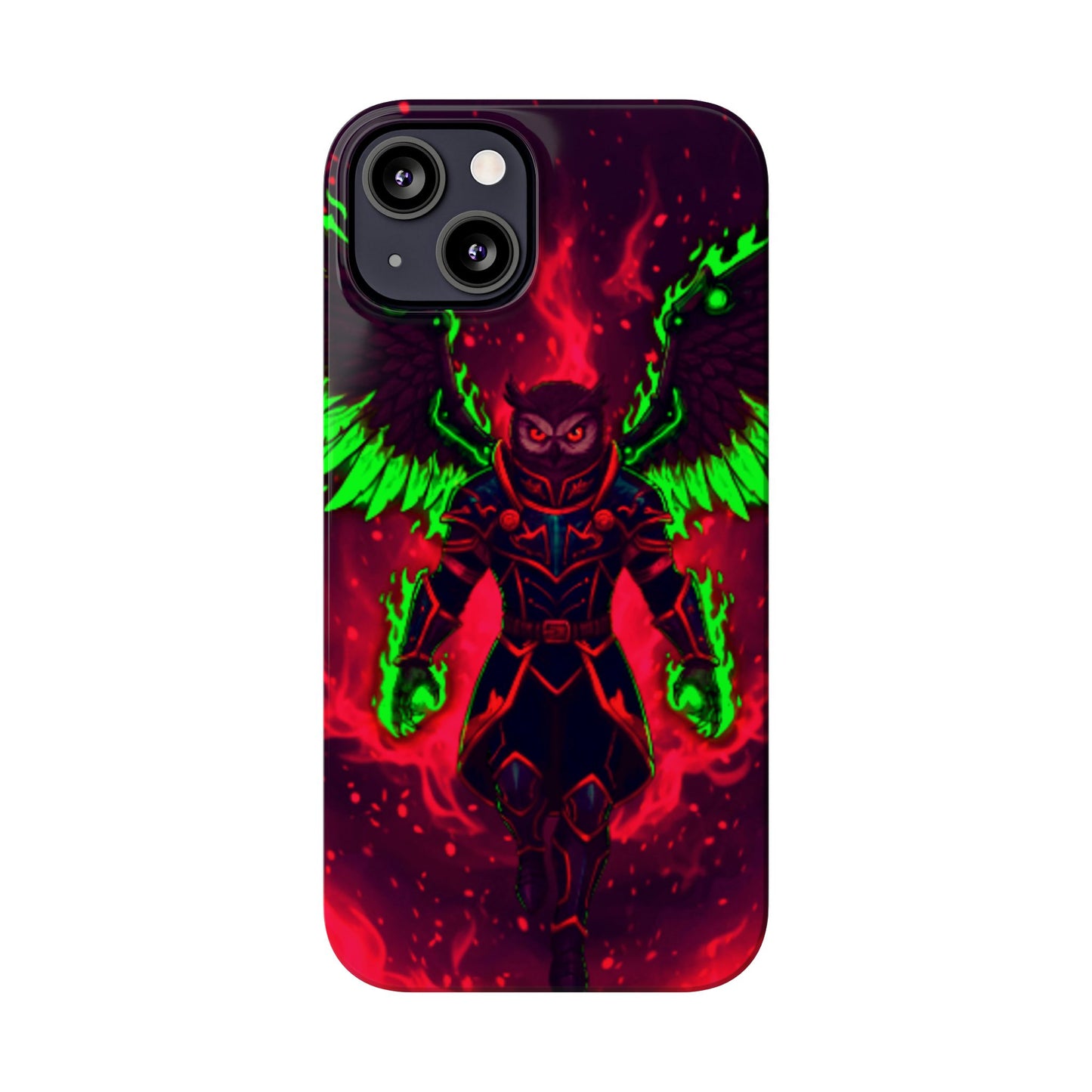 Halloween Agent Quacks Series Slim Phone Cases - Fiery General Onyx Design