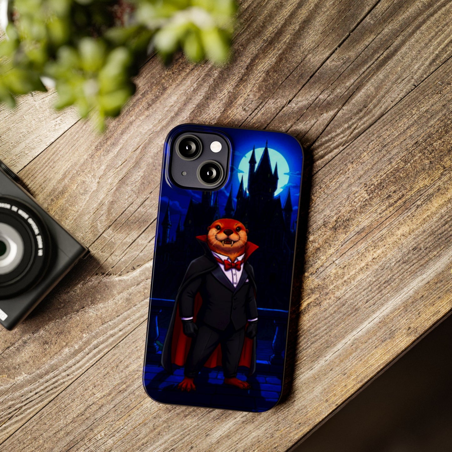 Halloween Agent Quacks Series Slim Phone Cases - Vampire Gearshift Design