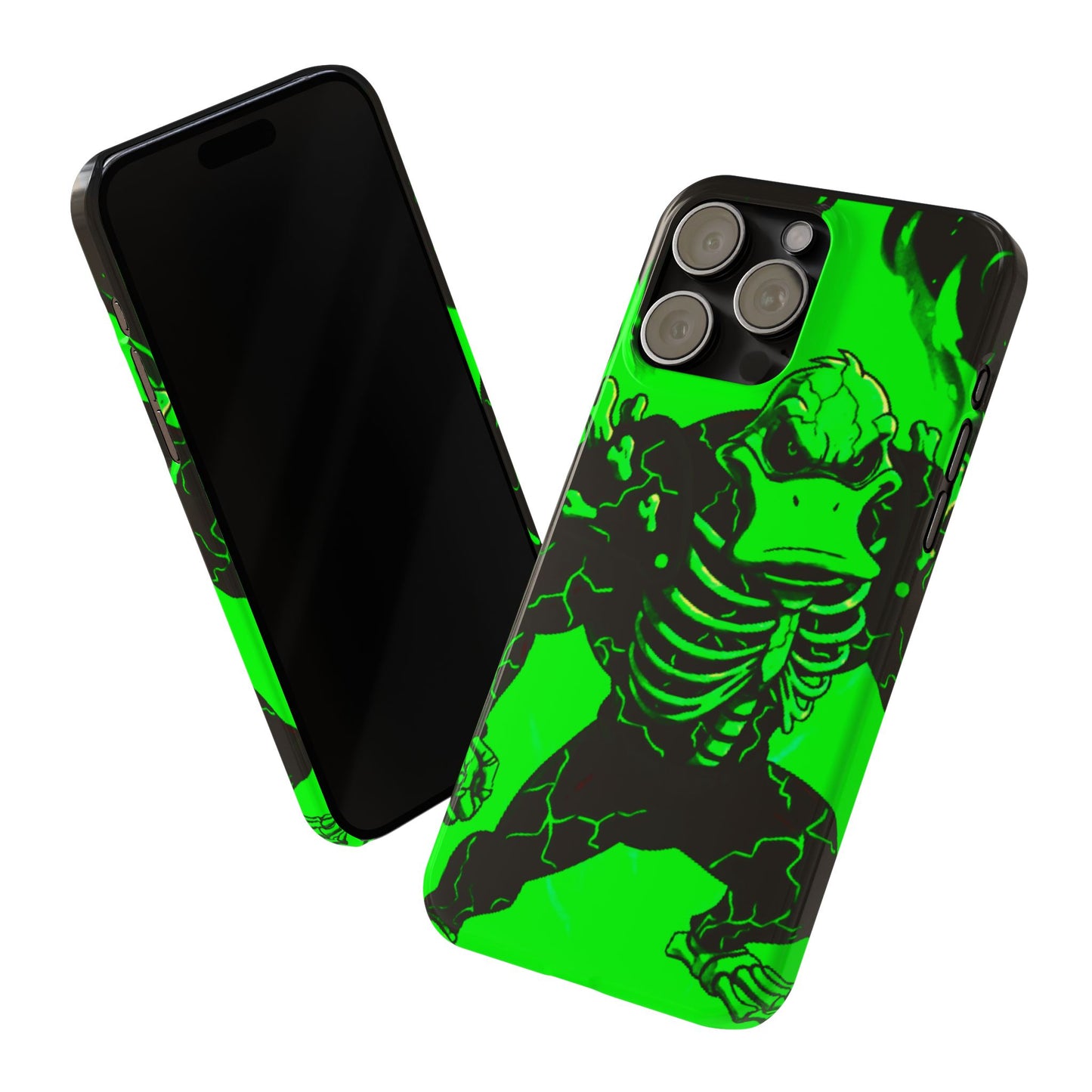 Halloween Agent Quacks Series Slim Phone Cases - Skeleton Quacks Design