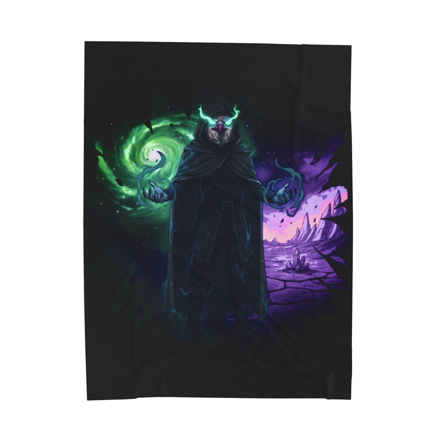 Halloween Agent Quacks Series Velveteen Plush Blanket - Wizard Talon Design