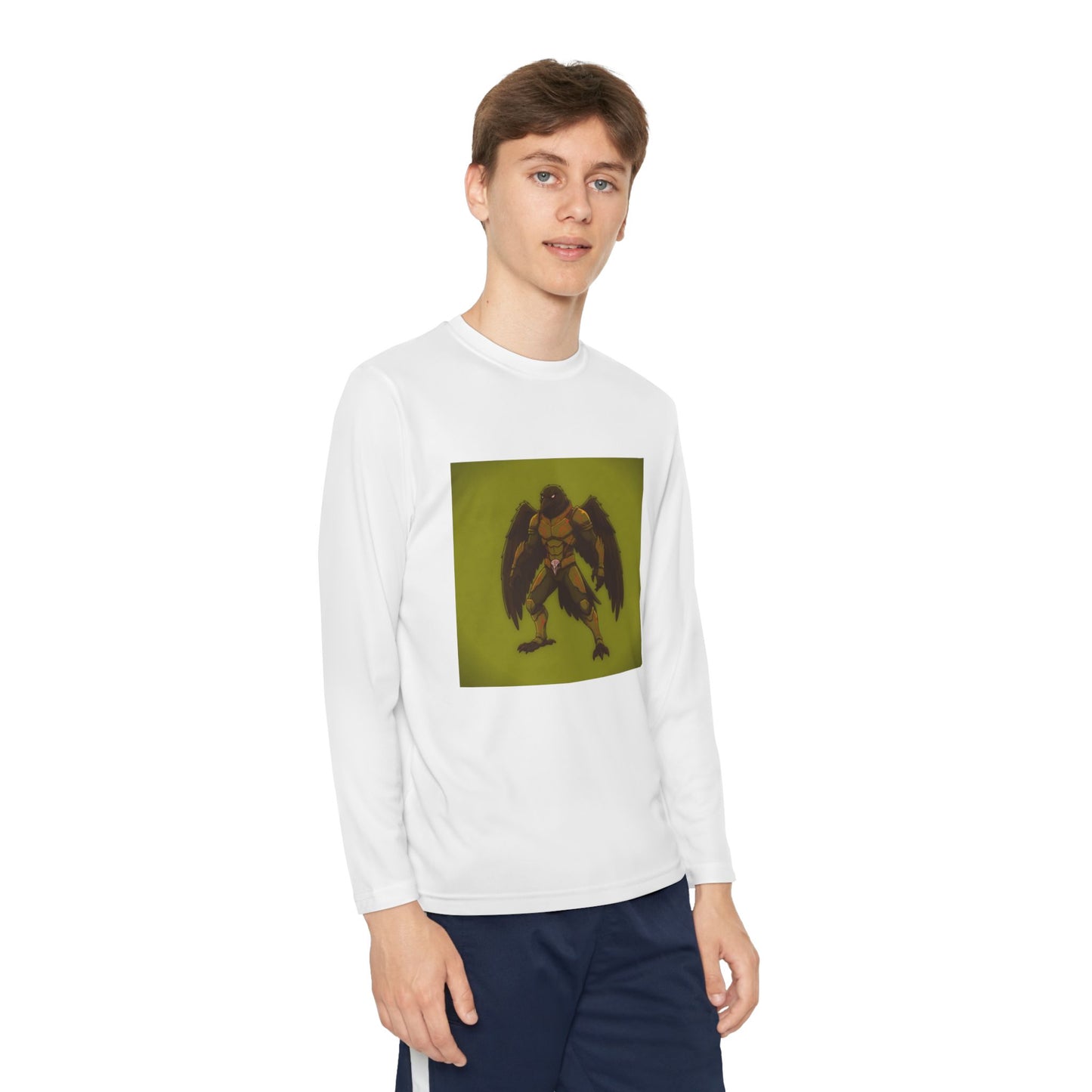 Agent Quacks Series Youth Long Sleeve Competitor Tee - Nightclaw Design