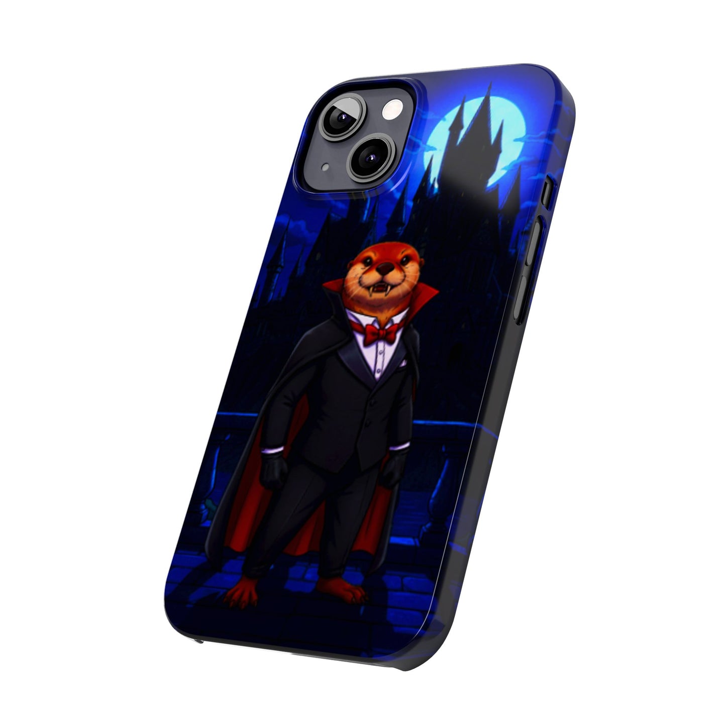 Halloween Agent Quacks Series Slim Phone Cases - Vampire Gearshift Design