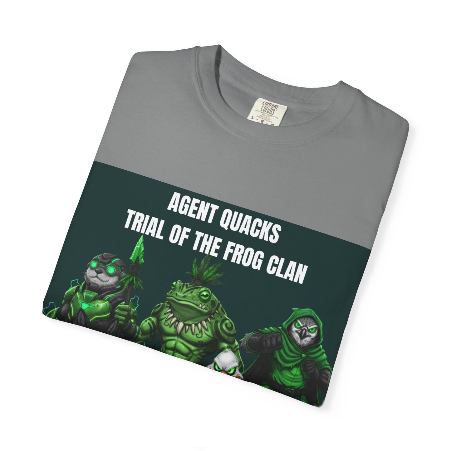 Agent Quacks – The Trial of the Frog Clan | Unisex Garment-Dyed T-Shirt