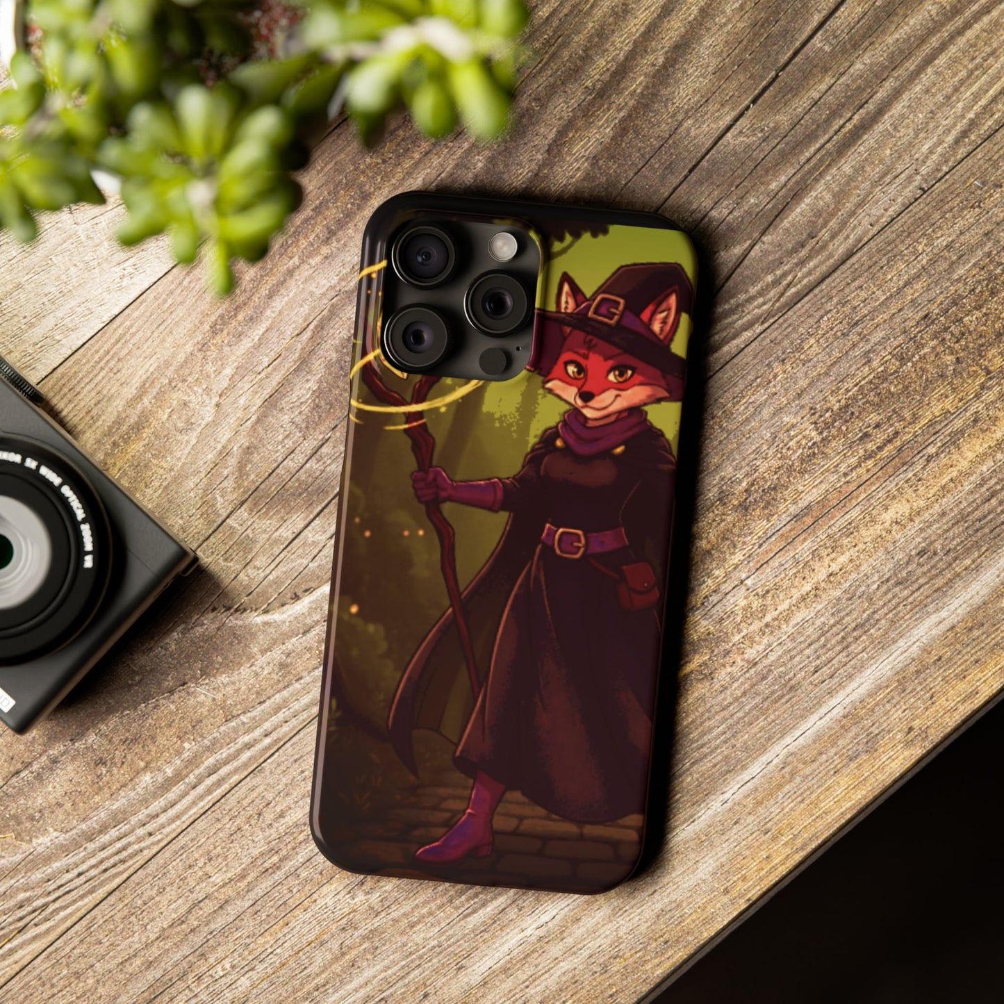 Halloween Agent Quacks Series Slim Phone Cases - Witch Vixx Design