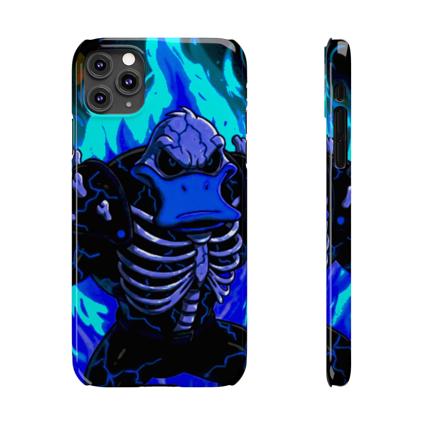 Halloween Agent Quacks Series Slim Phone Cases - Skeleton Quacks Design