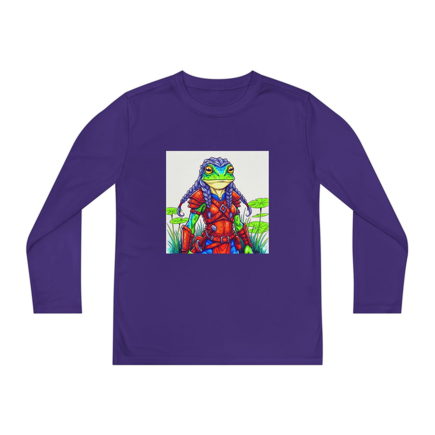 Agent Quacks Series Youth Long Sleeve Competitor Tee - Sarella Design